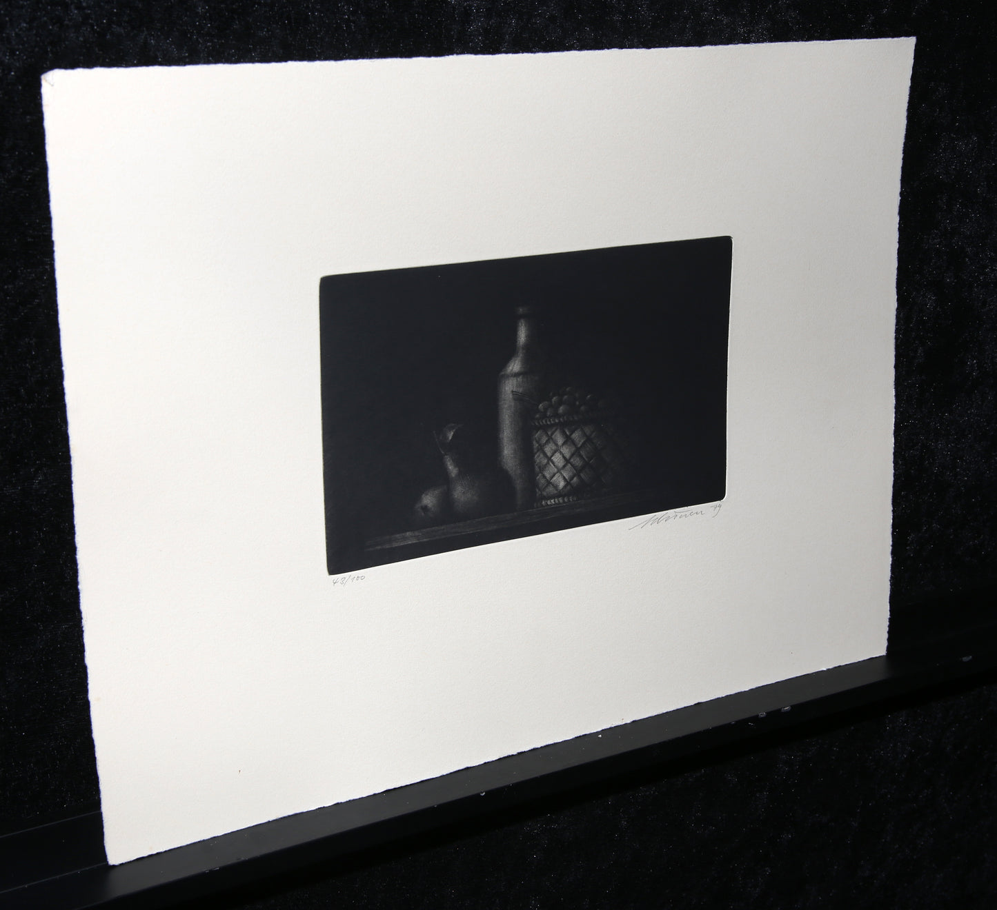 Schoenen, Kurt - Nature morte, 1979 - Gravure en couleurs mezzotto - signée à la main