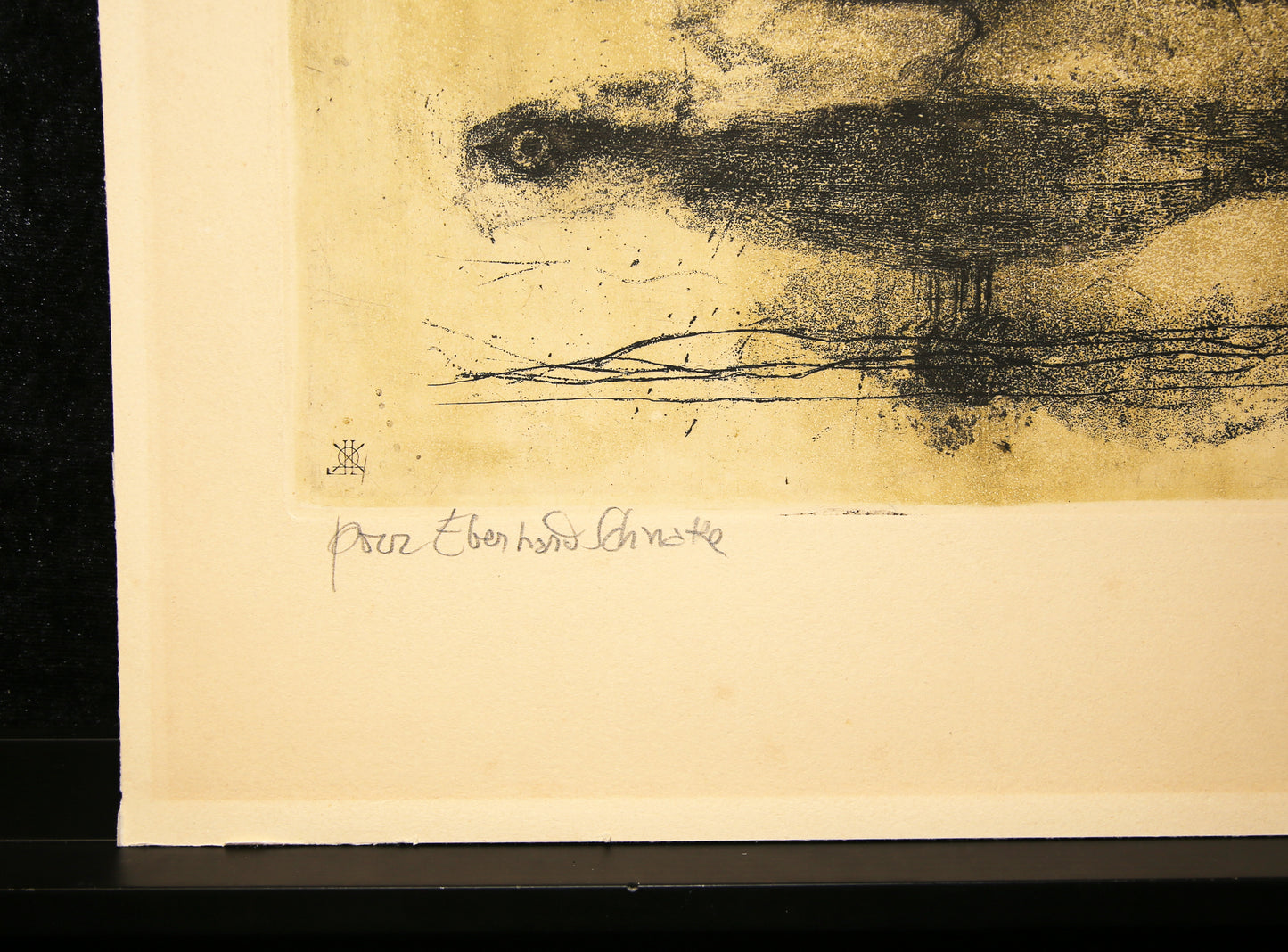 Friedländer, Johnny - Tour d'oiseaux, 1950 - Gravure en couleurs - signée à la main