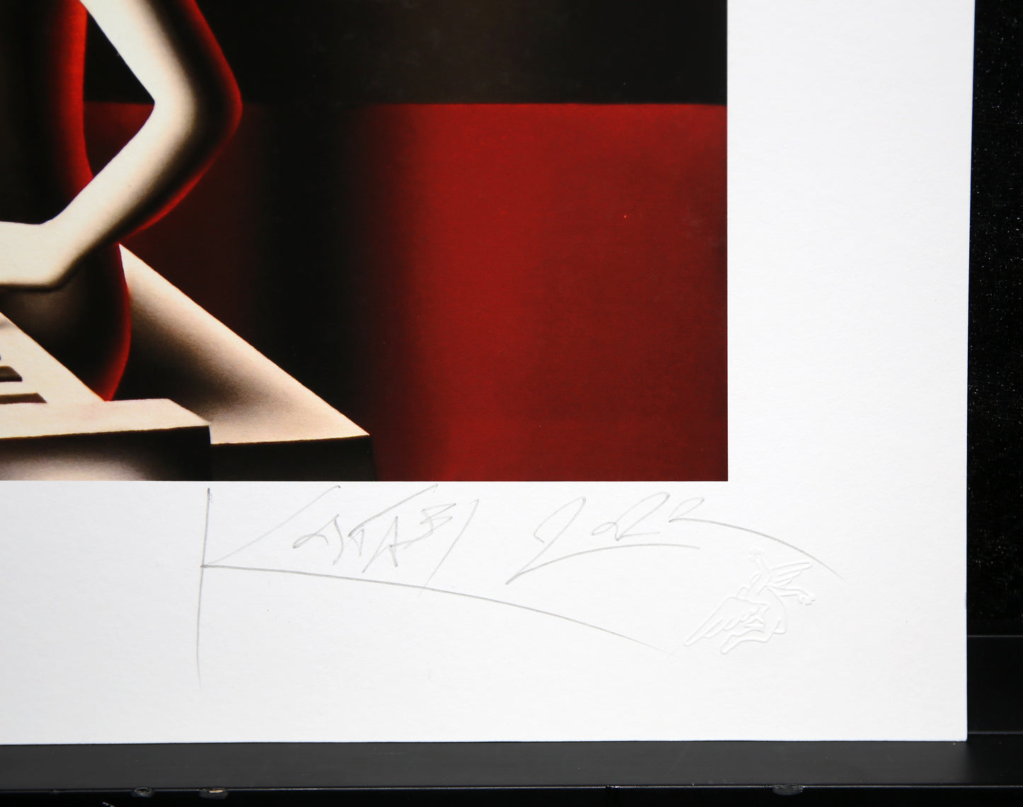 Kostabi, Mark - Notes pour Scarlet - Giclée - signée à la main
