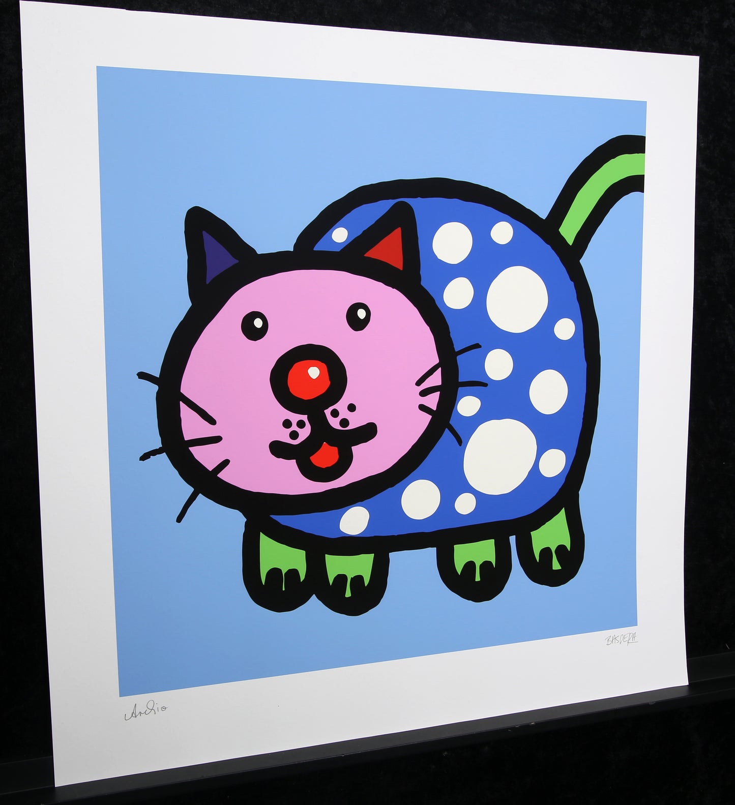 Basdera, Franz - Cat Molly, 2021 - Giclée - signé à la main