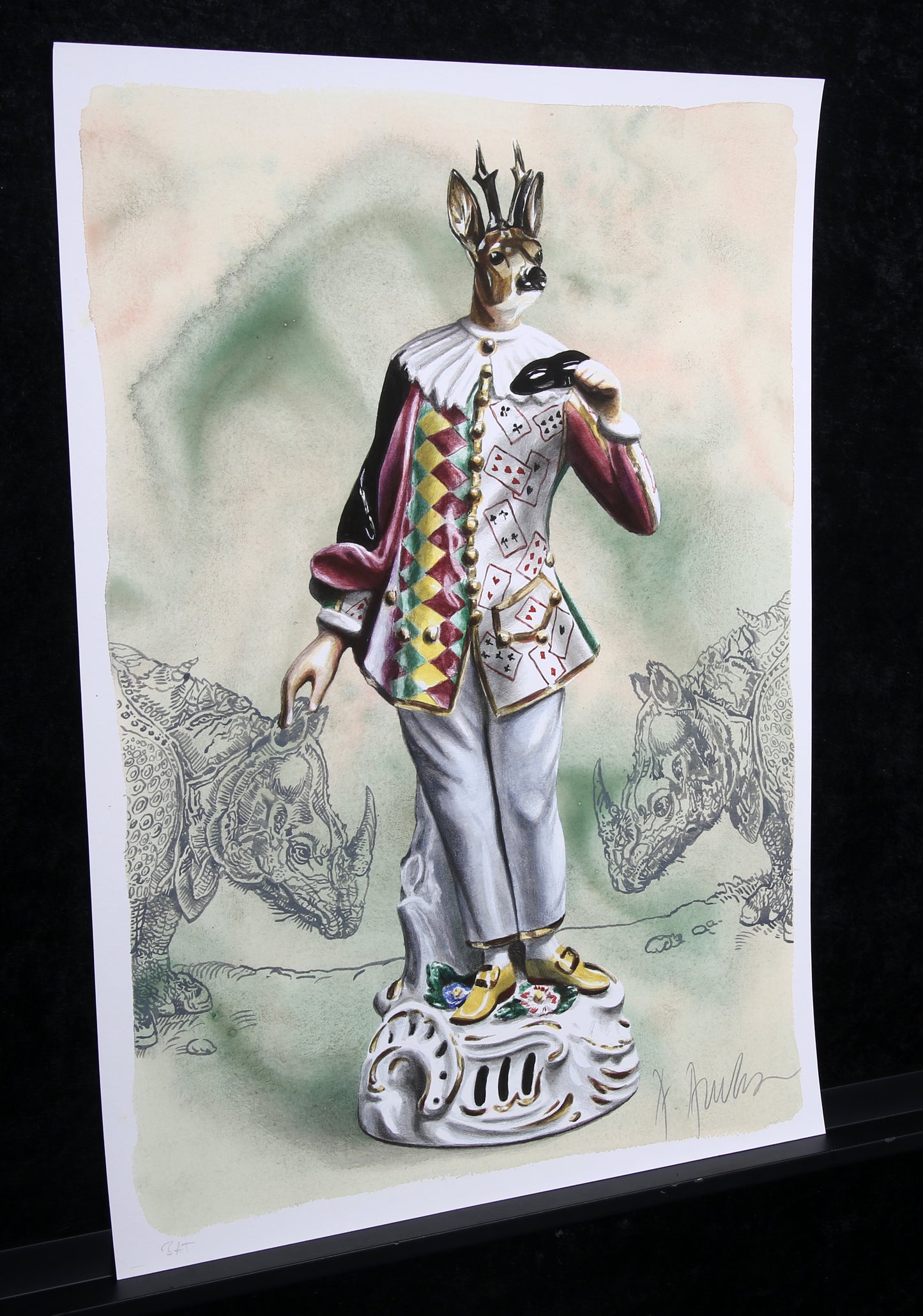 Amrhein, Andreas - De Prins der Kaarten - Giclee - handgesigneerd