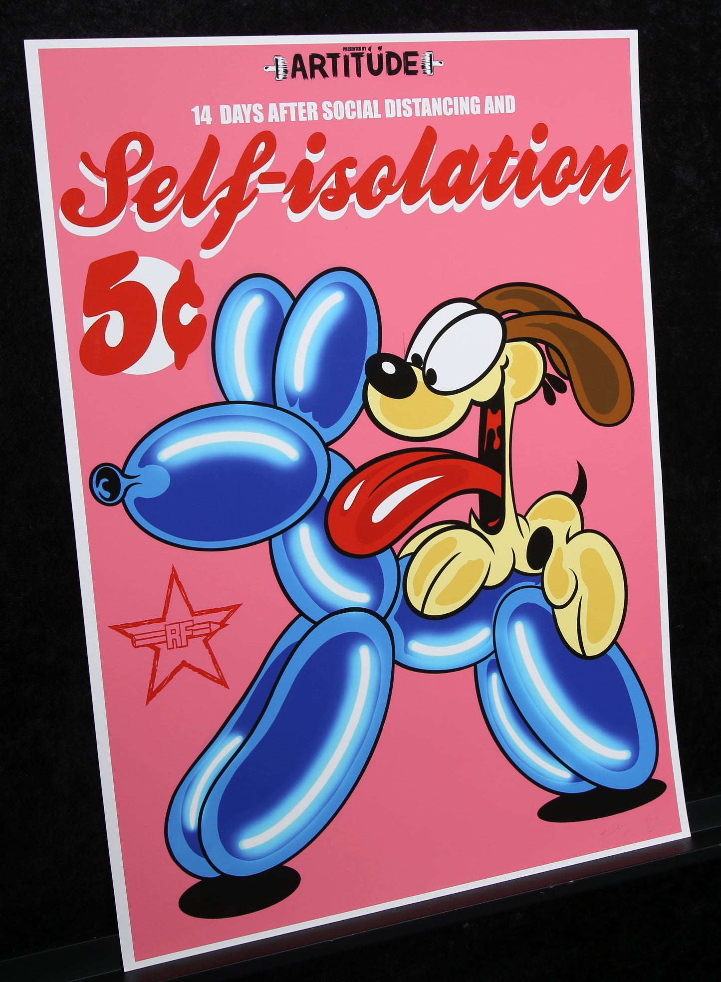 RFArt - Auto-isolement - Giclée - signée à la main