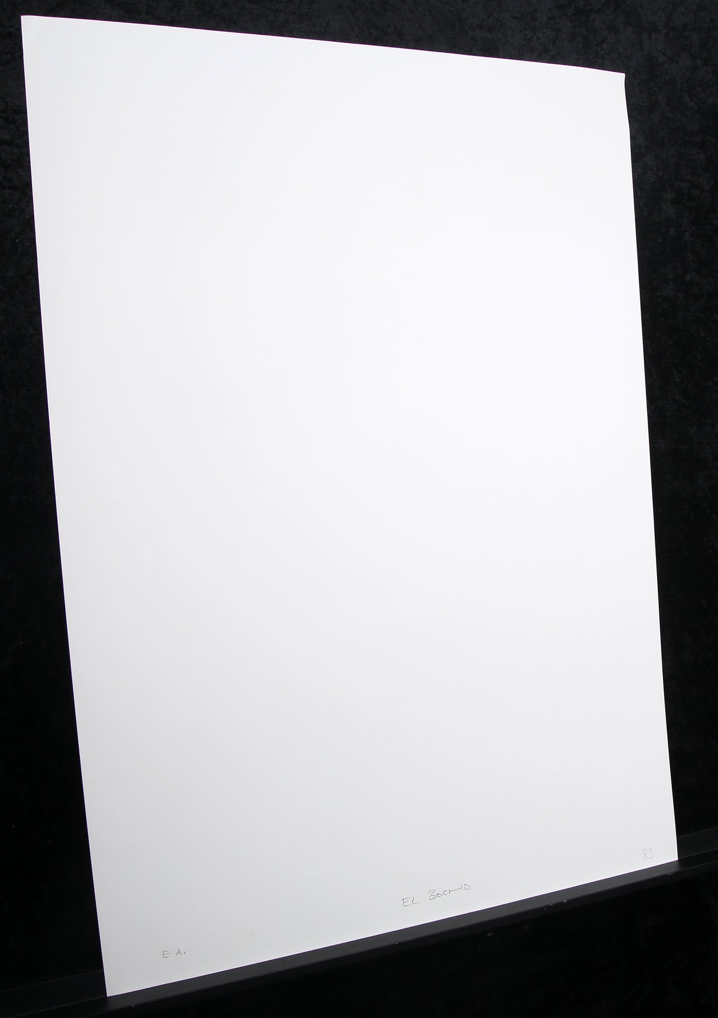 El Bocho - Hello in blue (large) - Giclée - handsigniert