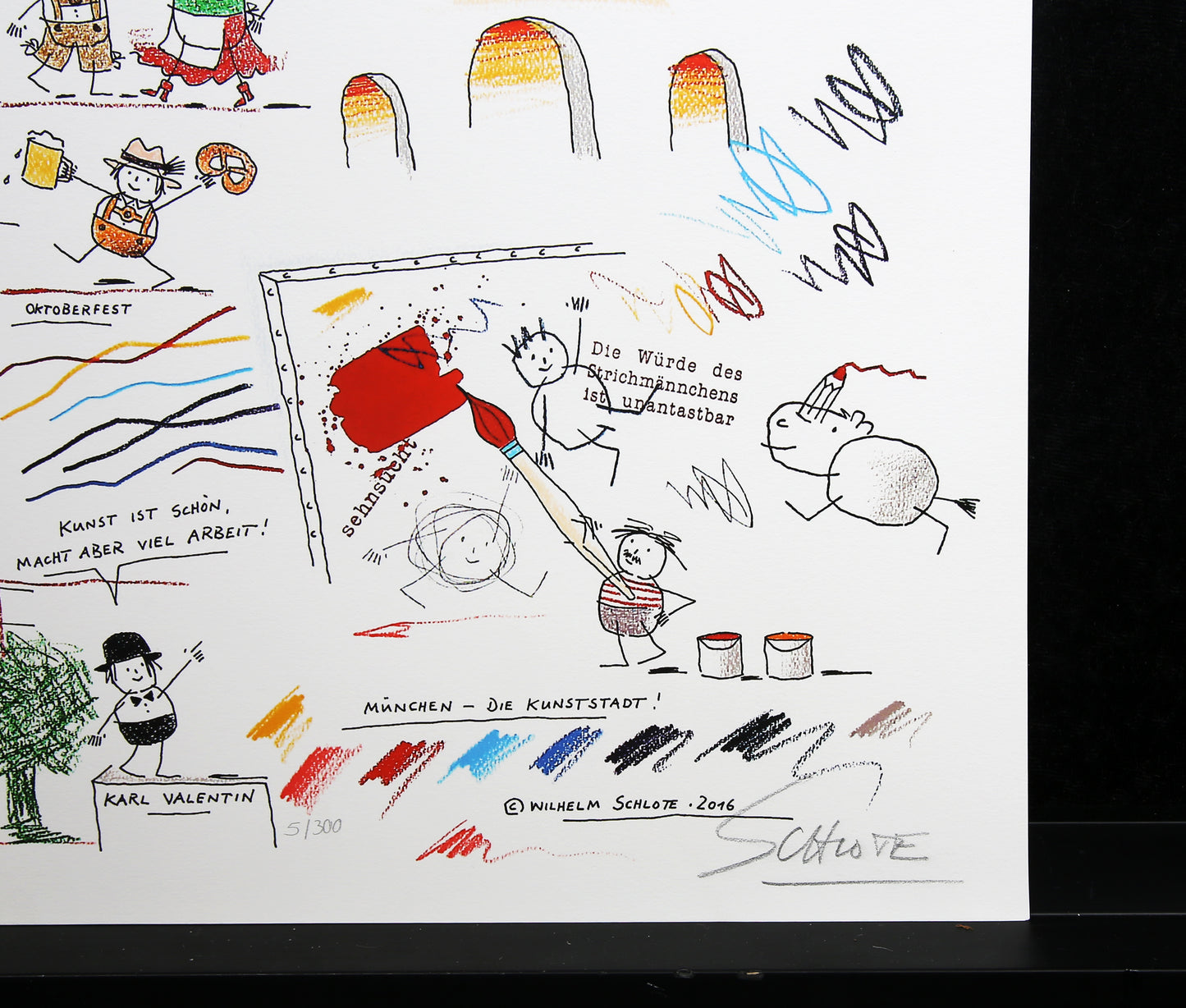 Schlote, Wilhelm - Munich - Giclée - signé à la main