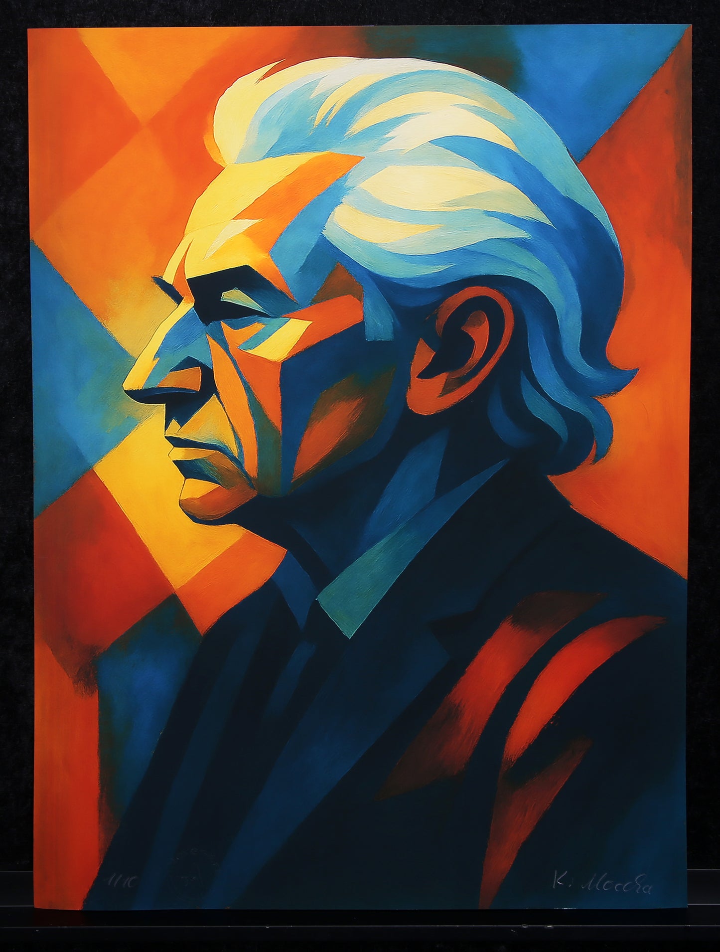 Moccha, Karmen - Herbert von Karajan - Giclée/Hahnemühle - handsigniert