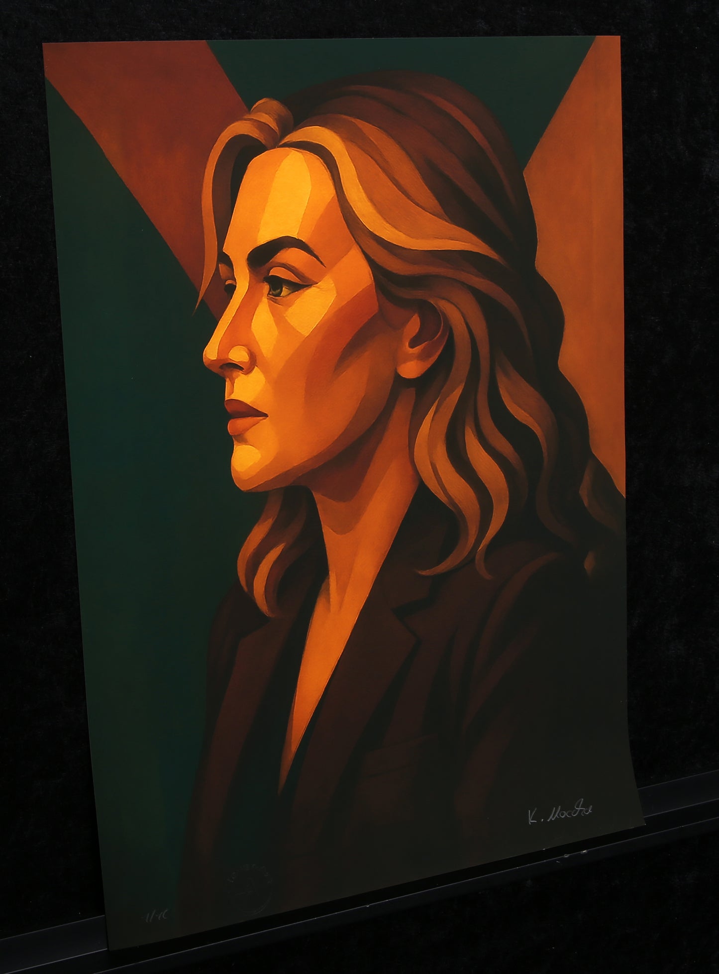 Moccha, Karmen - Kate Winslet - Giclée/Hahnemühle - handsigniert