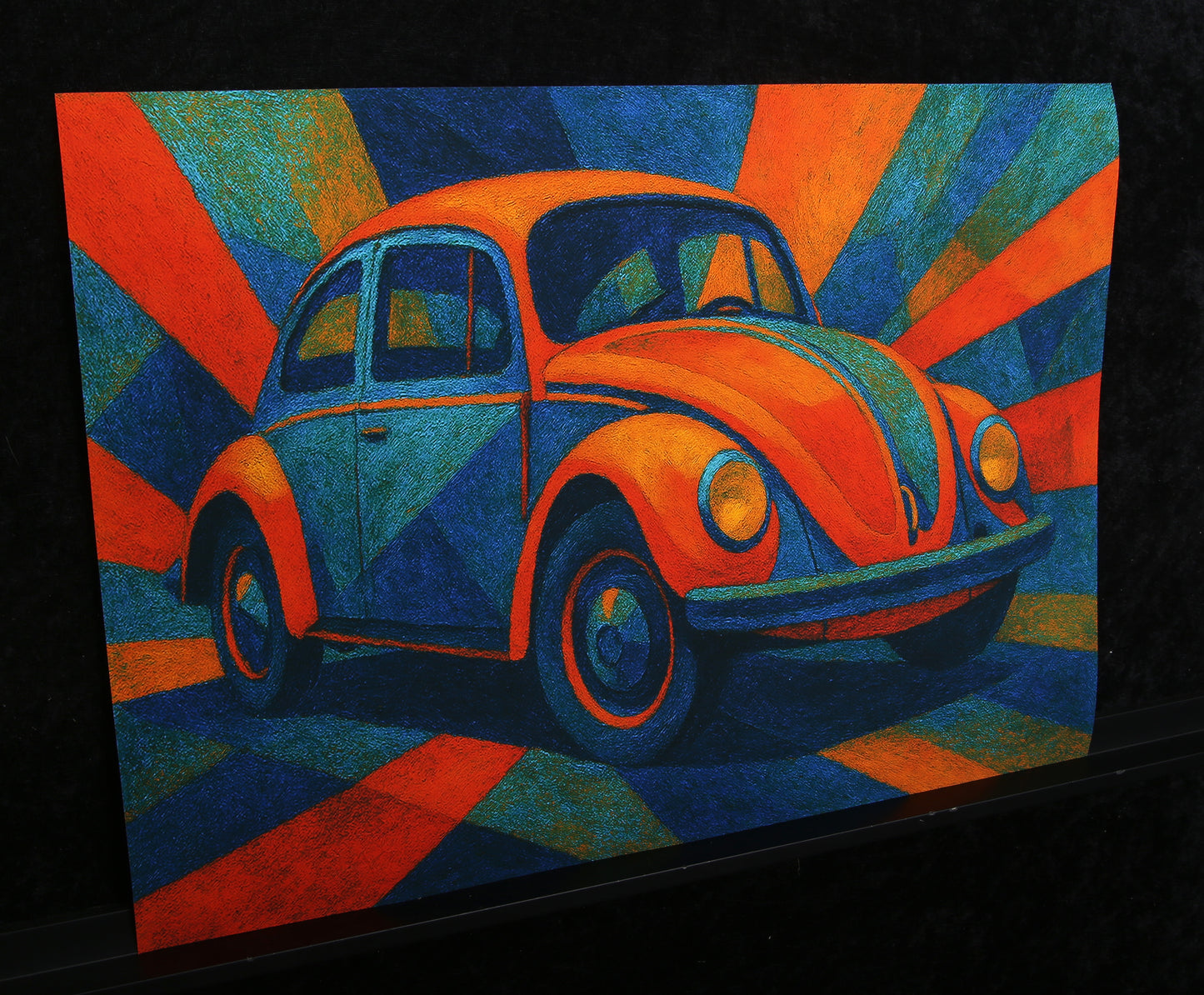Moccha, Karmen - VW Beetle - Giclée/Hahnemühle - signée à la main