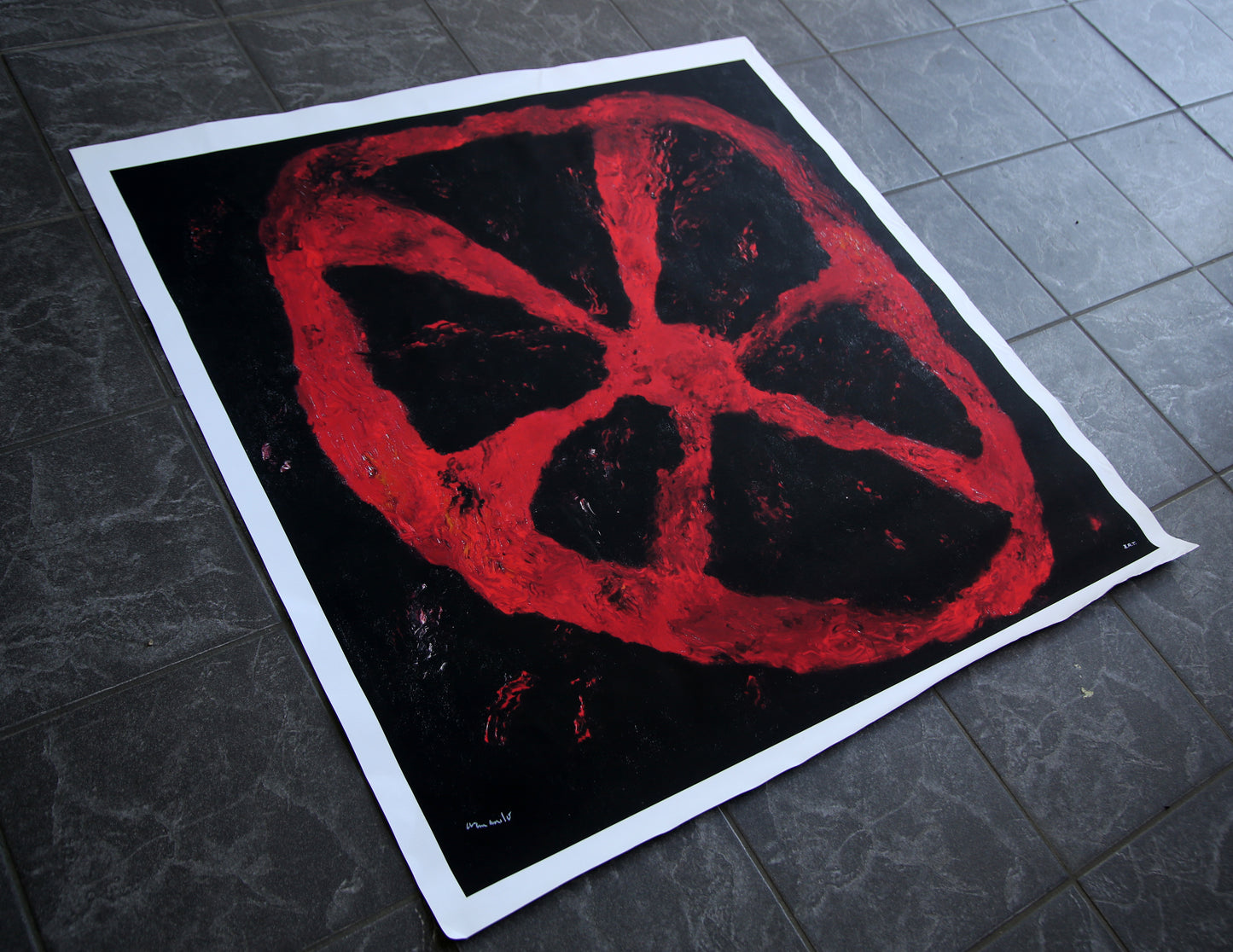 Armando - La Roue - Giclée sur toile - BAT/Archive - signée à la main