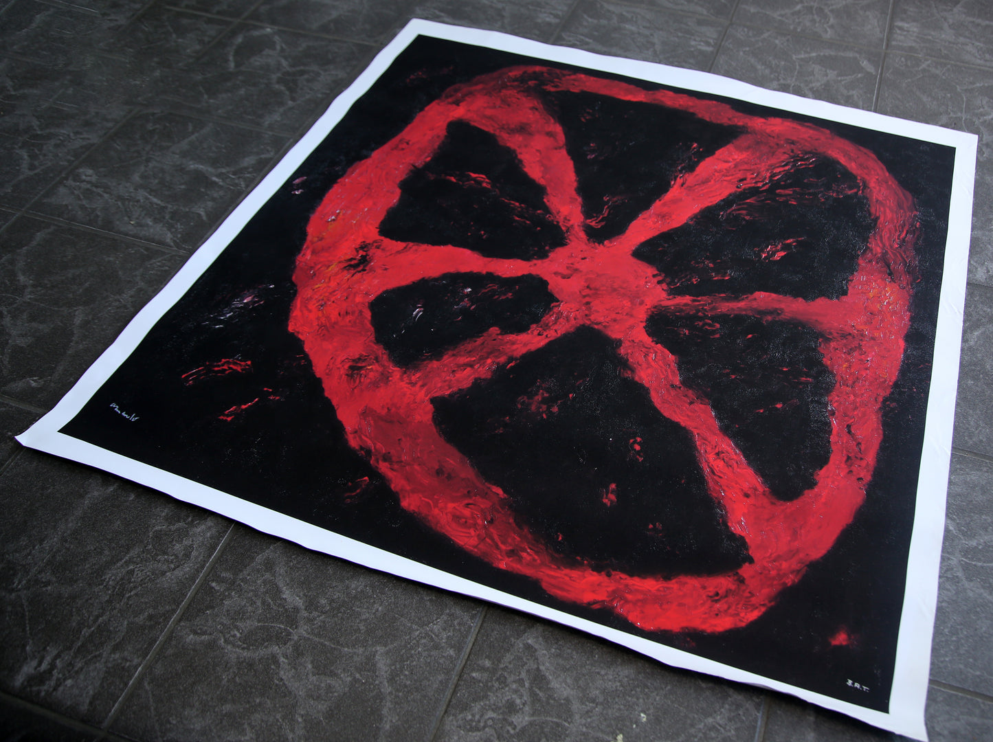 Armando - La Roue - Giclée sur toile - BAT/Archive - signée à la main