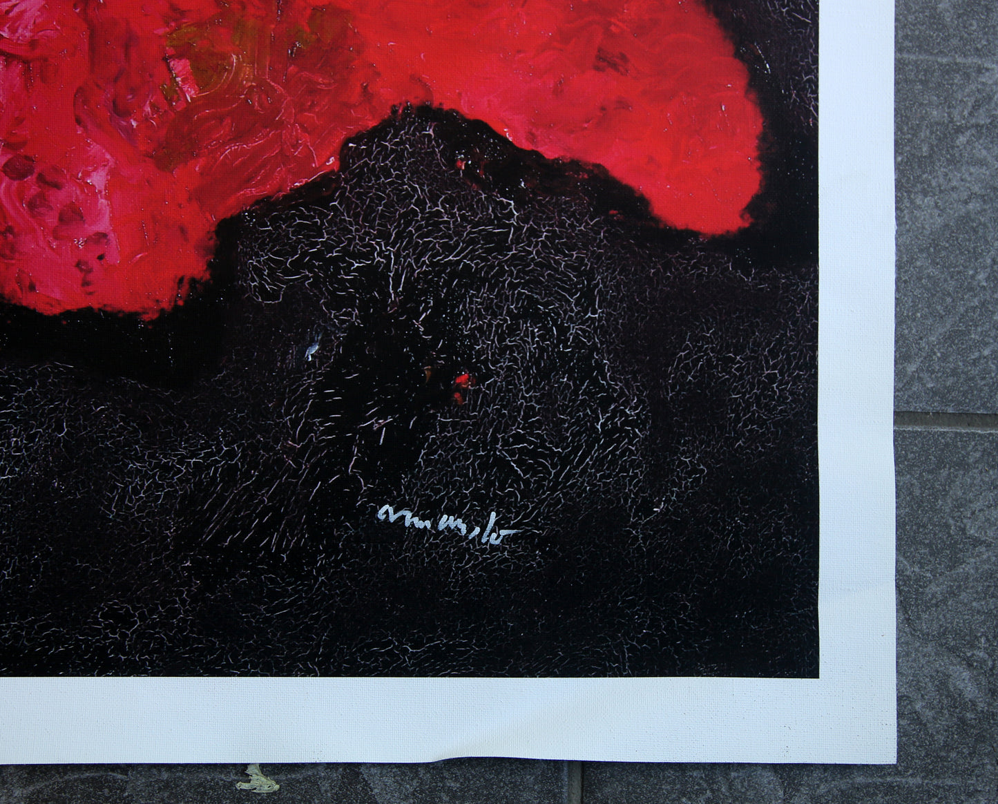 Armando - The Flower - Giclée on canvas - hand signed