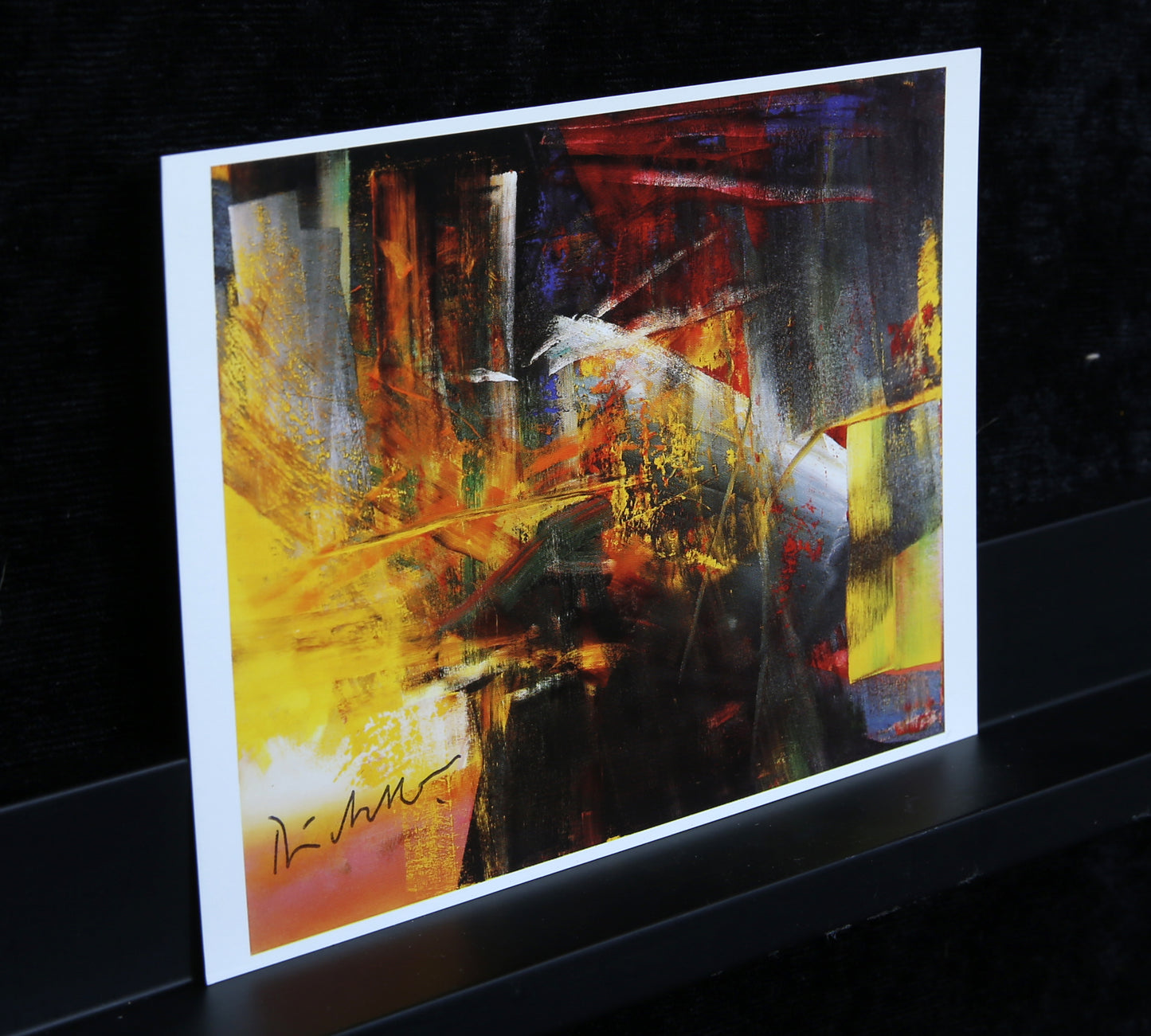 Richter, Gerhard - Claudius - Postkarte - handsigniert