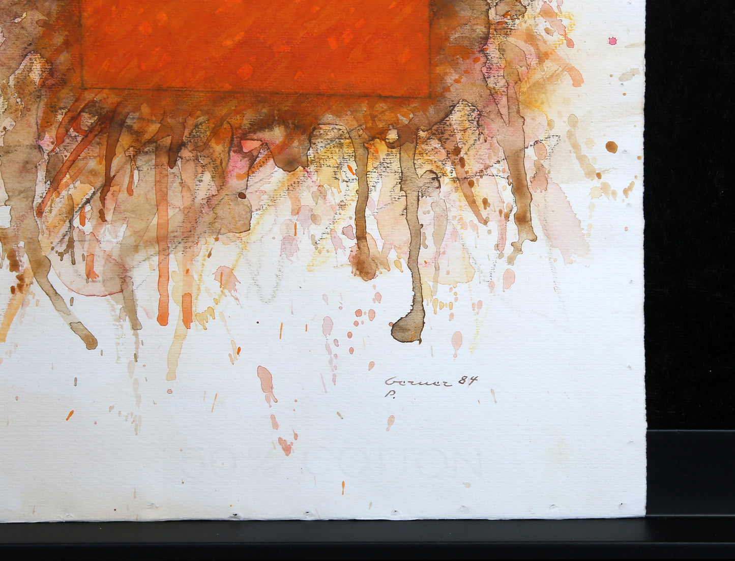 Berner, Bernd - ohne Titel - 1984 - Gouache + Kreide auf Bütten - handsigniert