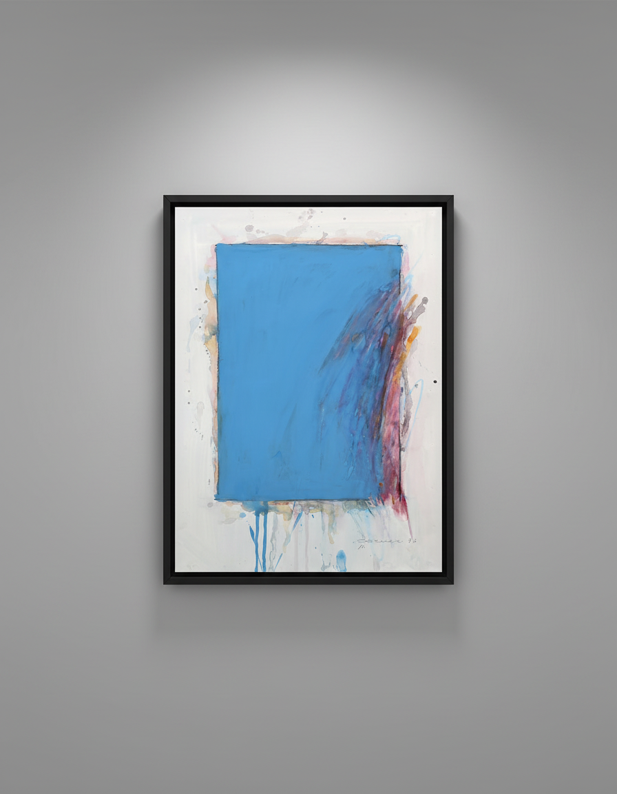 Berner, Bernd - Sans titre - 1997 - Gouache sur papier fait main - Signée à la main