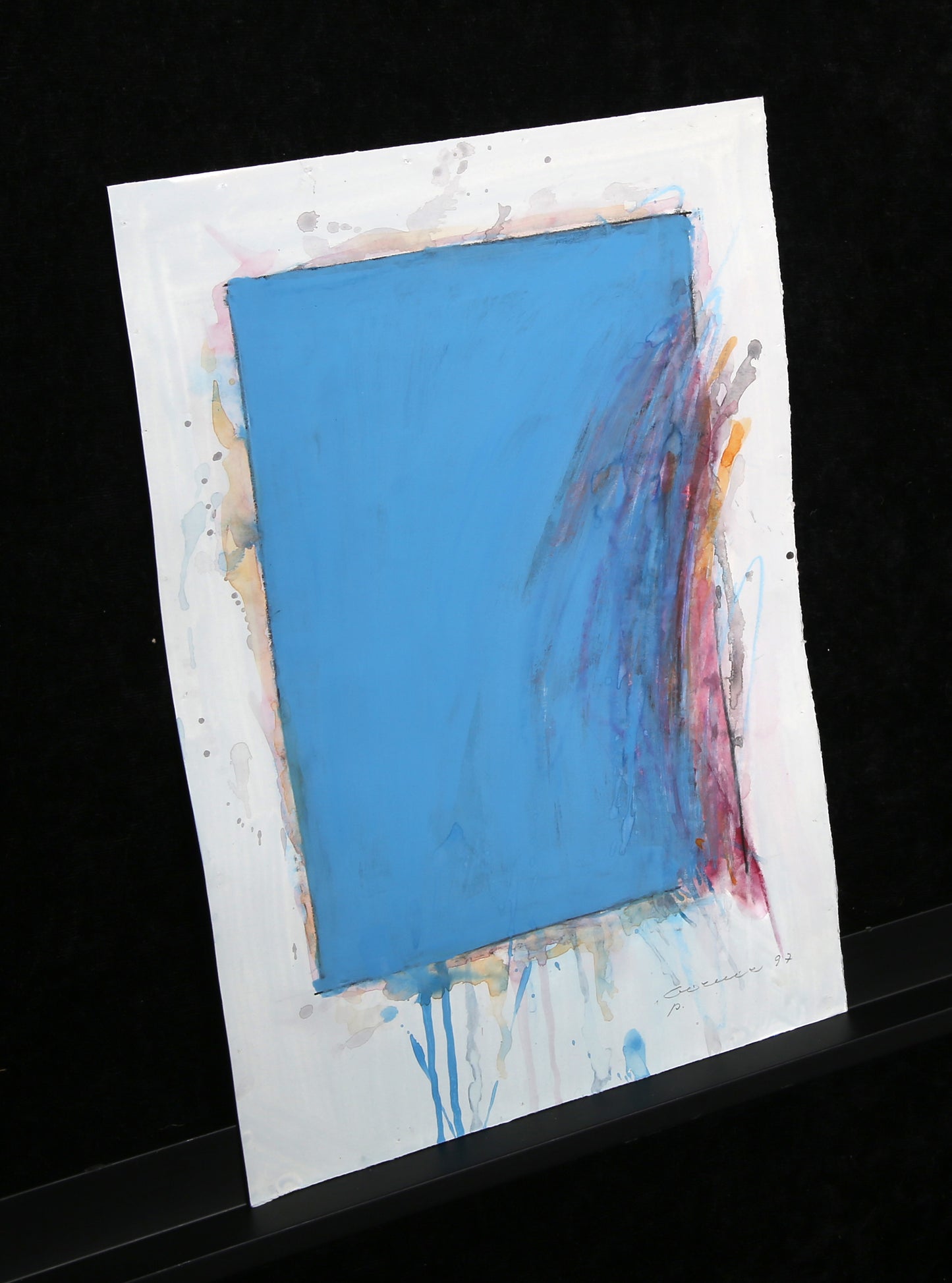 Berner, Bernd - ohne Titel - 1997 - Gouache auf Bütten - handsigniert