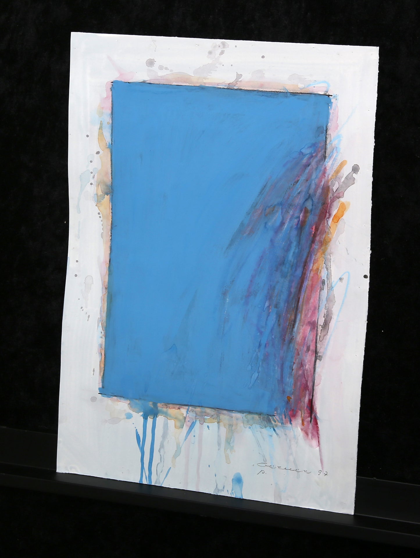 Berner, Bernd - ohne Titel - 1997 - Gouache auf Bütten - handsigniert