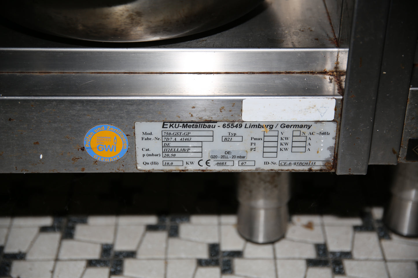 EKU - Thermik 750 Gas - Solid Top Stove GST-GP