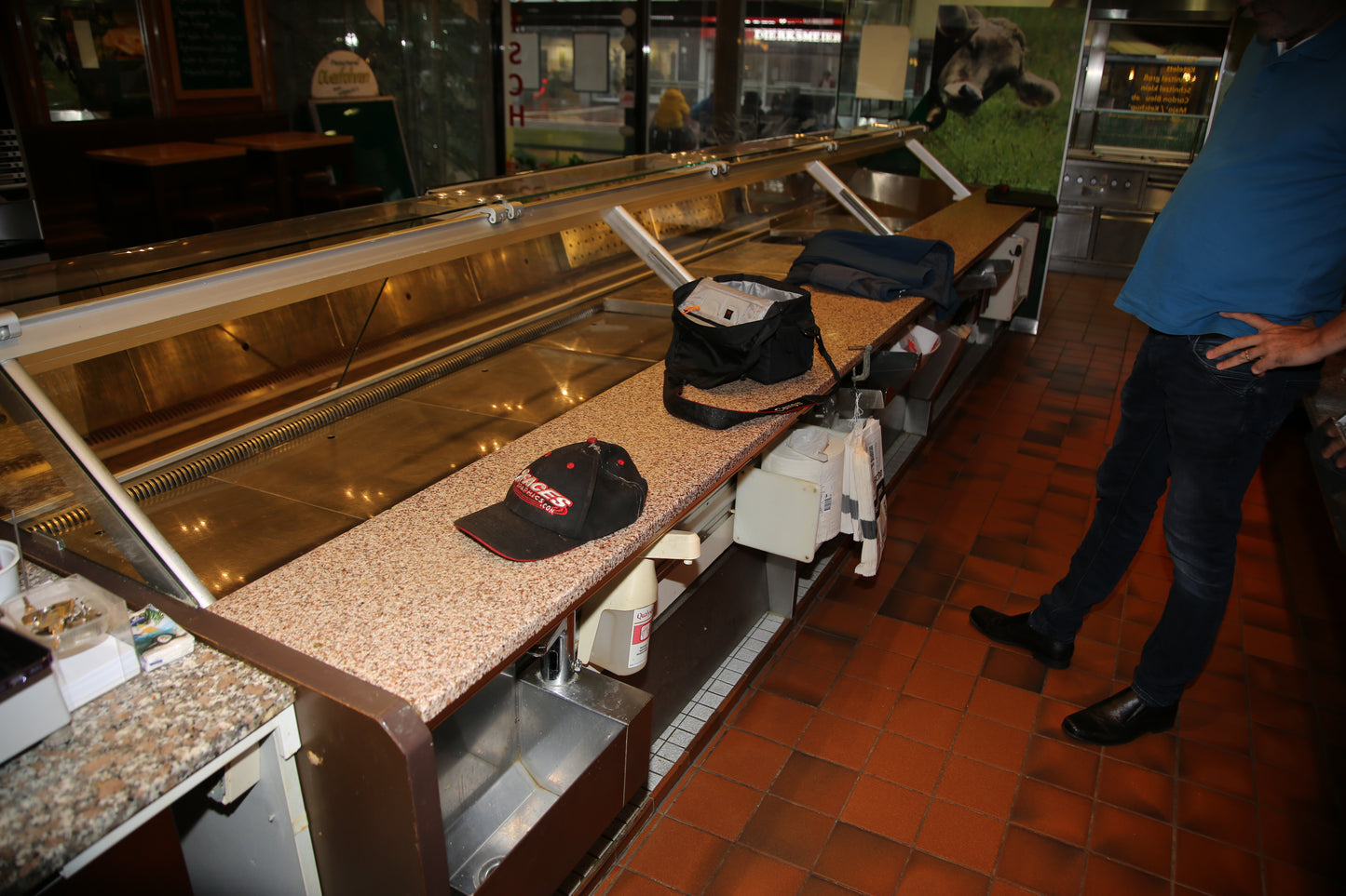 Butcher's counter - complete counter construction