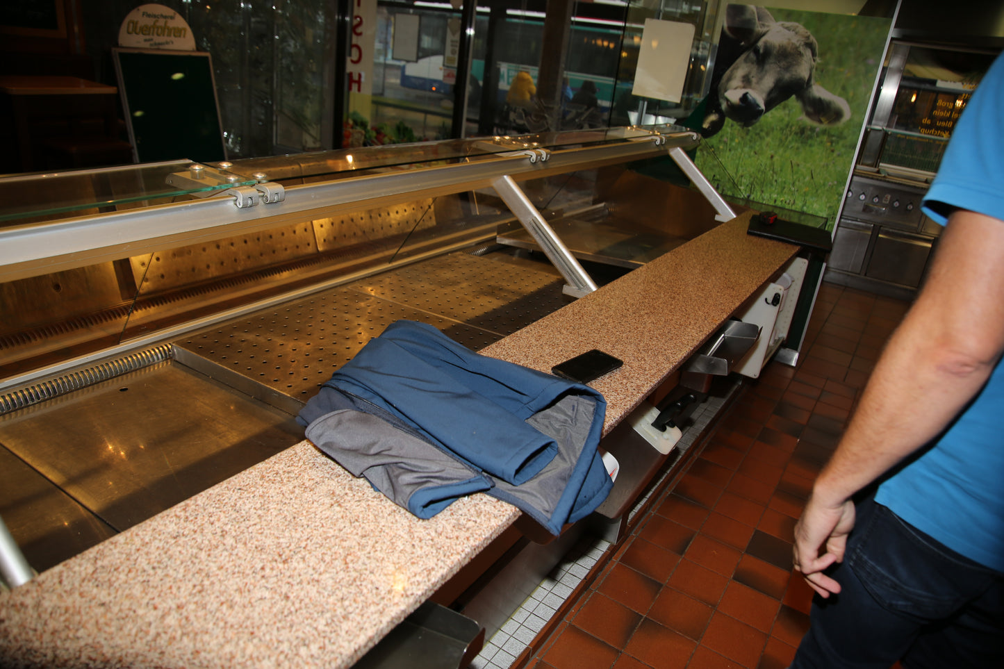 Butcher's counter - complete counter construction