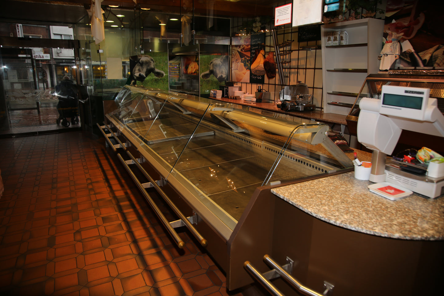 Butcher's counter - complete counter construction