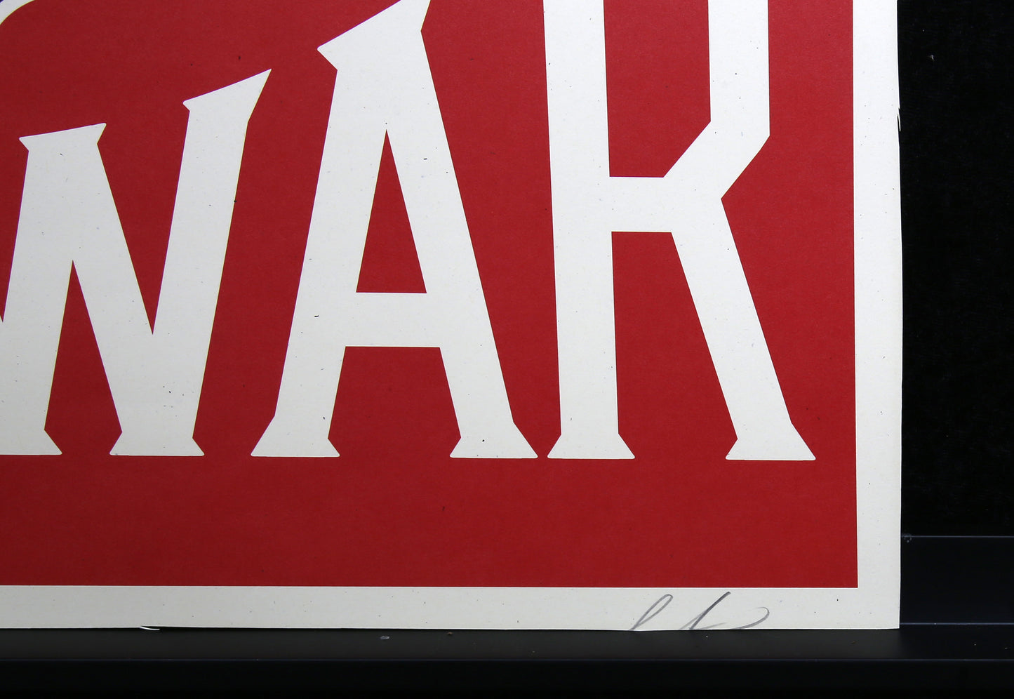 Fairey, Shepard - Make Art Not War - Farboffsetlithografie - handsigniert