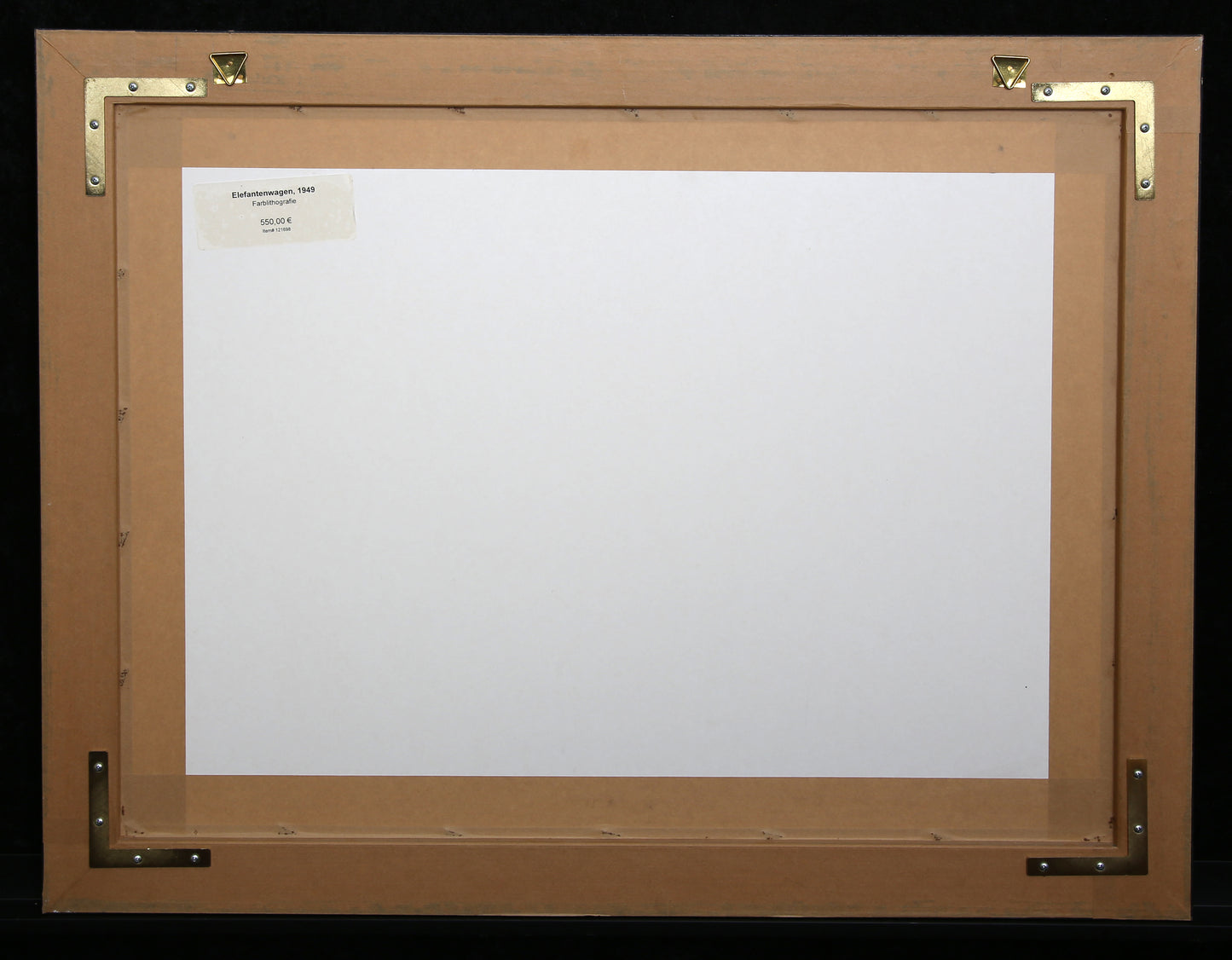 Teuber, Hermann - Elefantenwagen, 1949 - Farblithografie - handsigniert