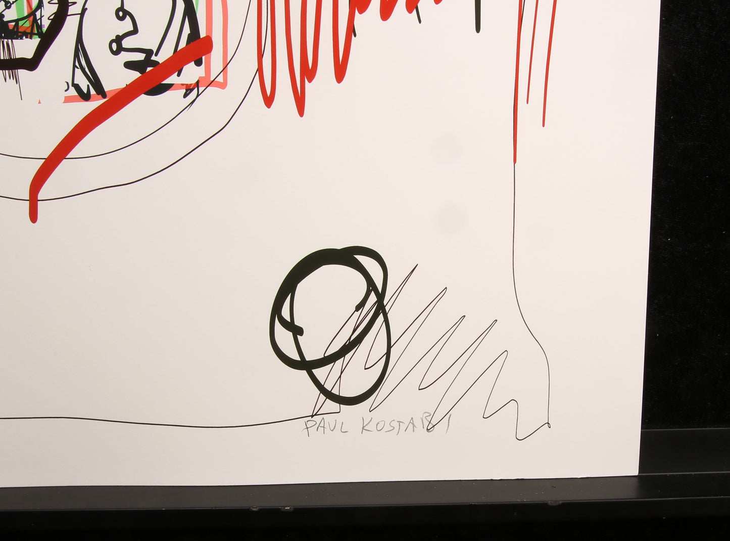 Kostabi, Paul - sans titre - Giclée sur papier coton - signé à la main