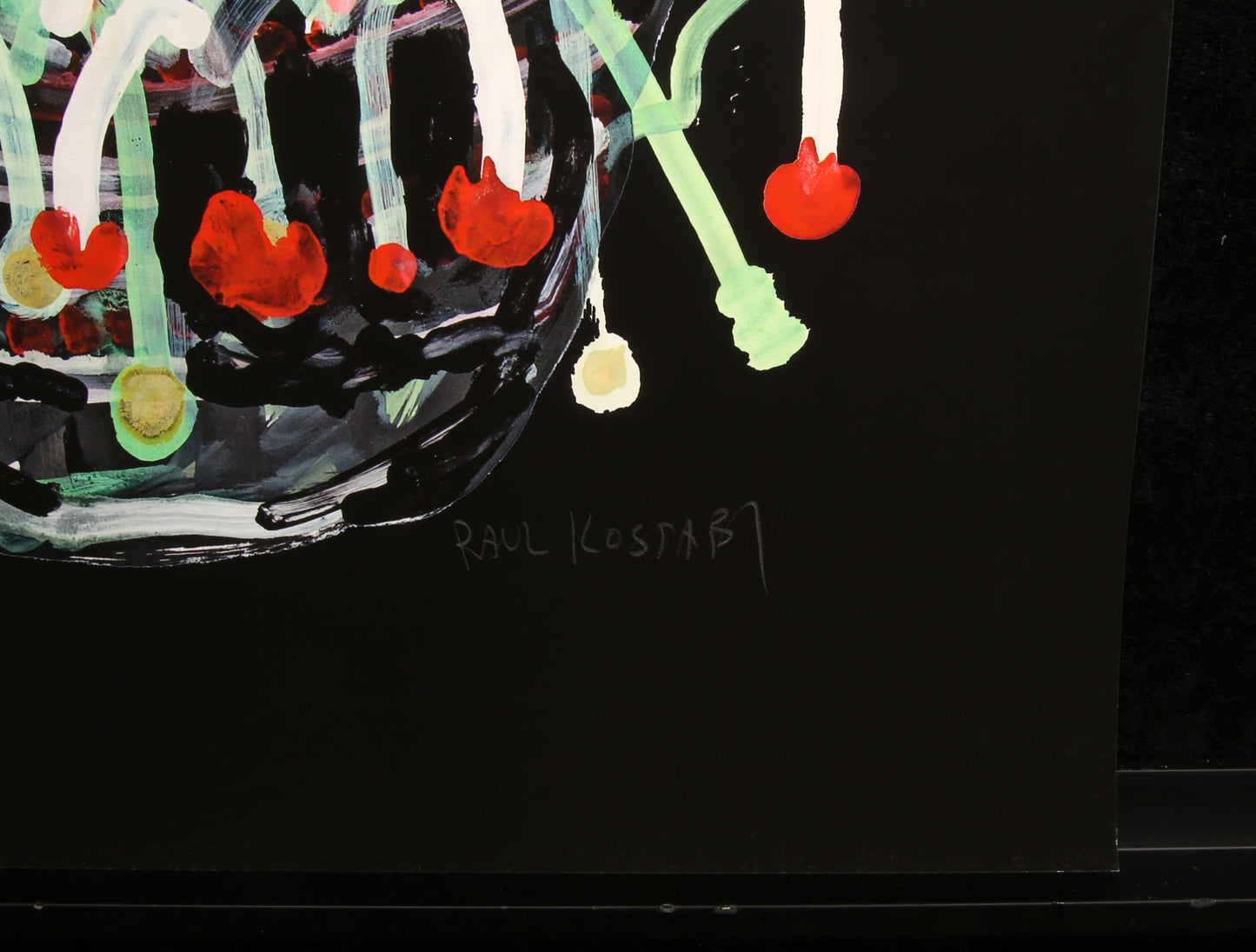 Kostabi, Paul - Primrose (noir) - Giclée sur papier coton - signée à la main