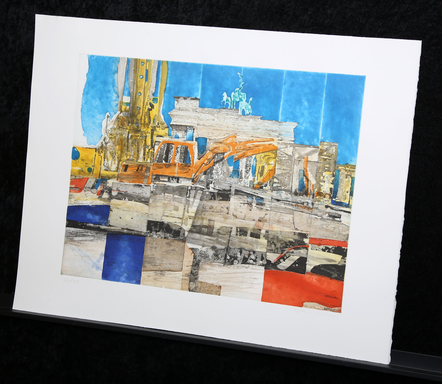 Salzmann, Gottfried - Berlin Reflection - Etching - hand-signed