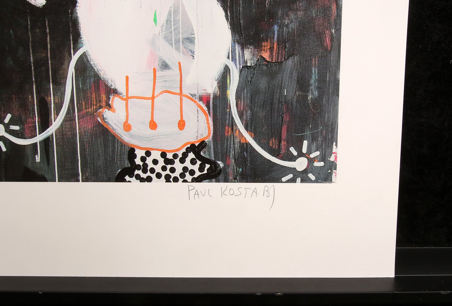 Kostabi, Paul - Effet secondaire kaléidoscope - Giclée/Papier coton - Signé à la main