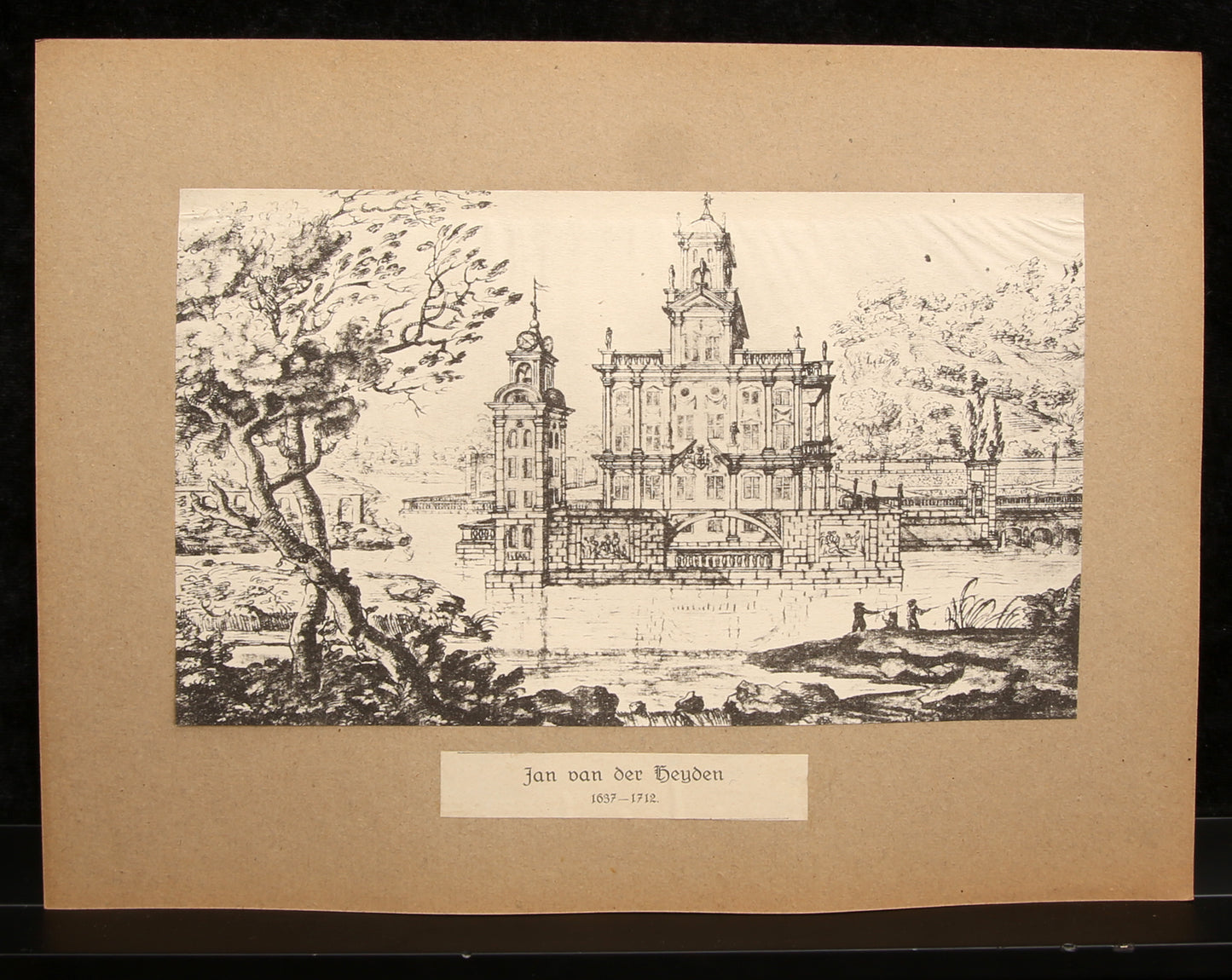 van der Heyden, Jan - 1637 à 1712 - Lithographie offset, maîtres hollandais