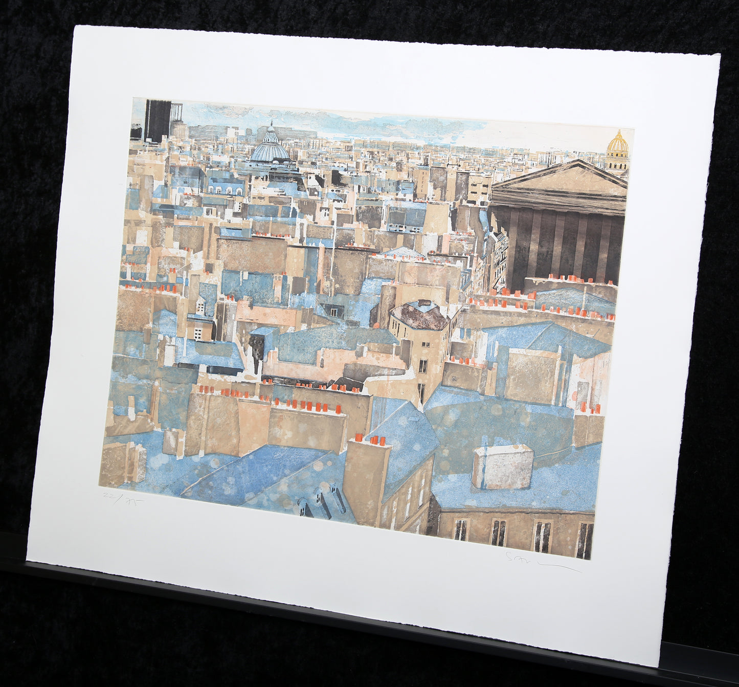 Salzmann, Gottfried - Paris, La Madeleine - Color etching - hand-signed