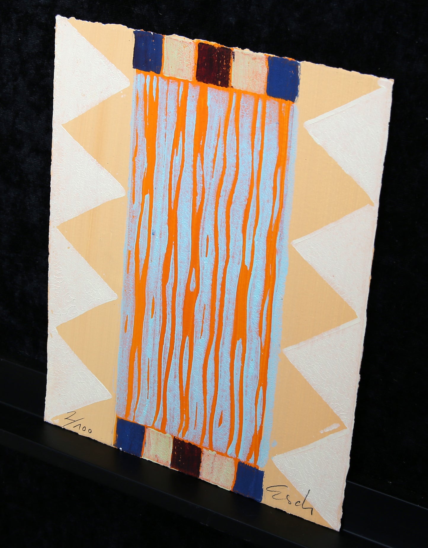 Schädrich, Eckart (Esch) - Symit III - Mixed media / reworked - hand-signed