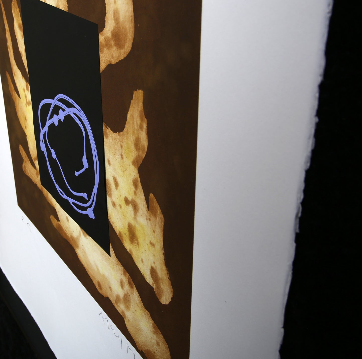 Merz, Albert - e.a. - Farbradierung/Kollage - handüberarbeitet - handsigniert