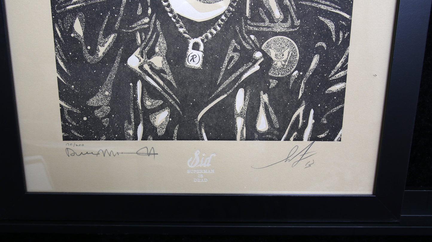 Fairey, Shepard + Morris, Dennis - Sid Mugshot - 2x handsigniert