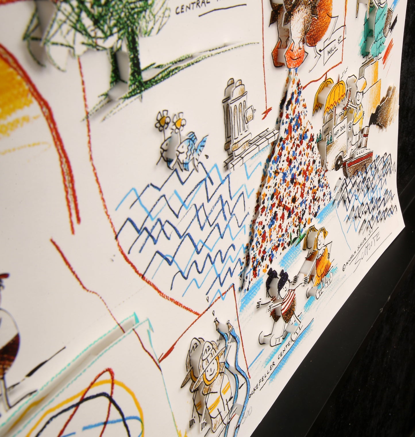 Schlote, Wilhelm - New York - 3D-Konstruktion, 2017 - handsigniert