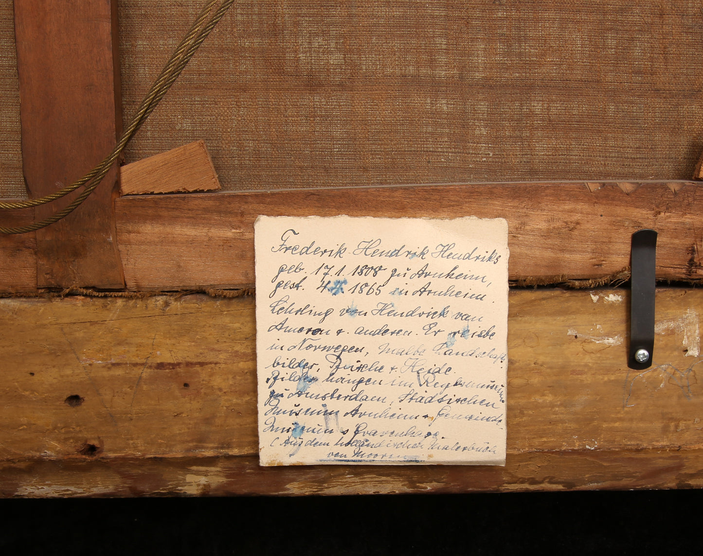 Hendriks, Frederik Hendrik - Landscape - Oil on wood - framed