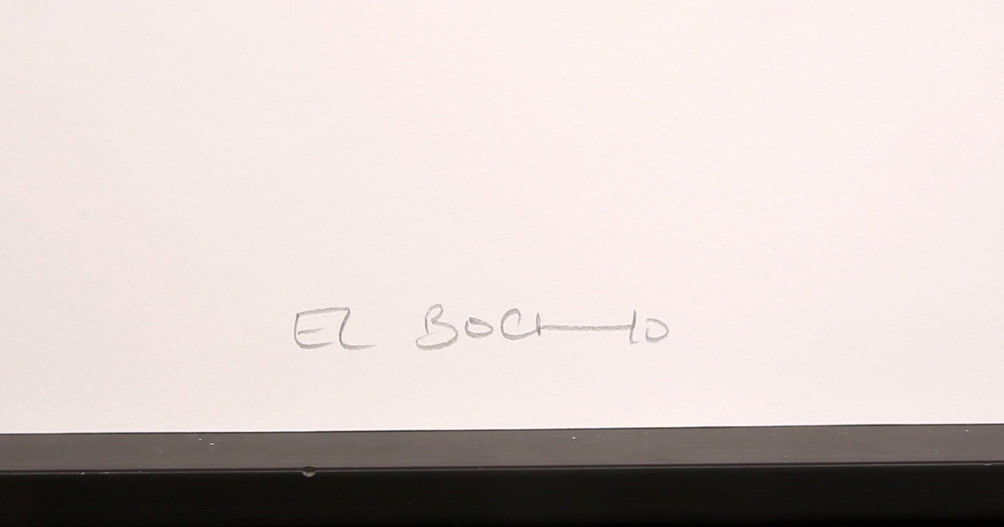 El Bocho - Hello in blue, 2023 (grand format) - Giclée/Hahnemühle - signée à la main