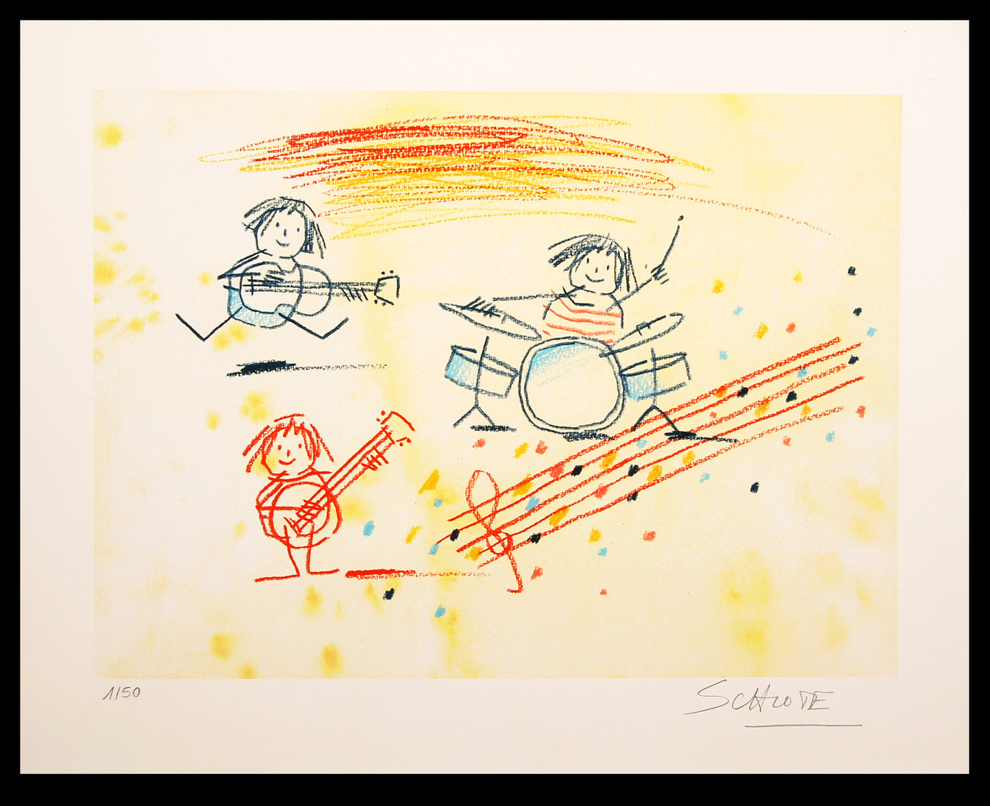 Schlote, Wilhelm - The Band, 2016 - Giclée - signé à la main