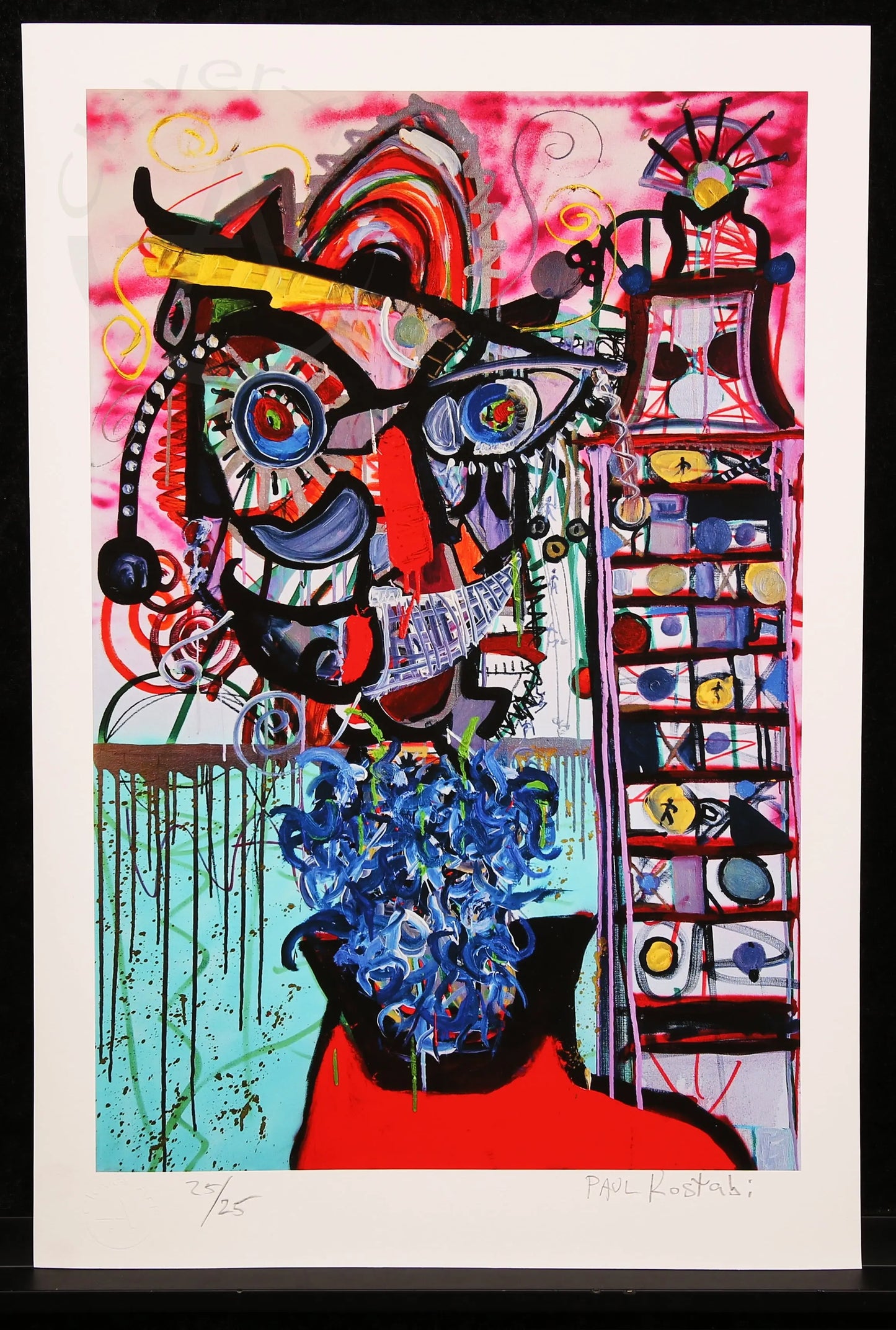 Kostabi, Paul - Unable To Fall Into The Dream, (last copies) - hand-signed