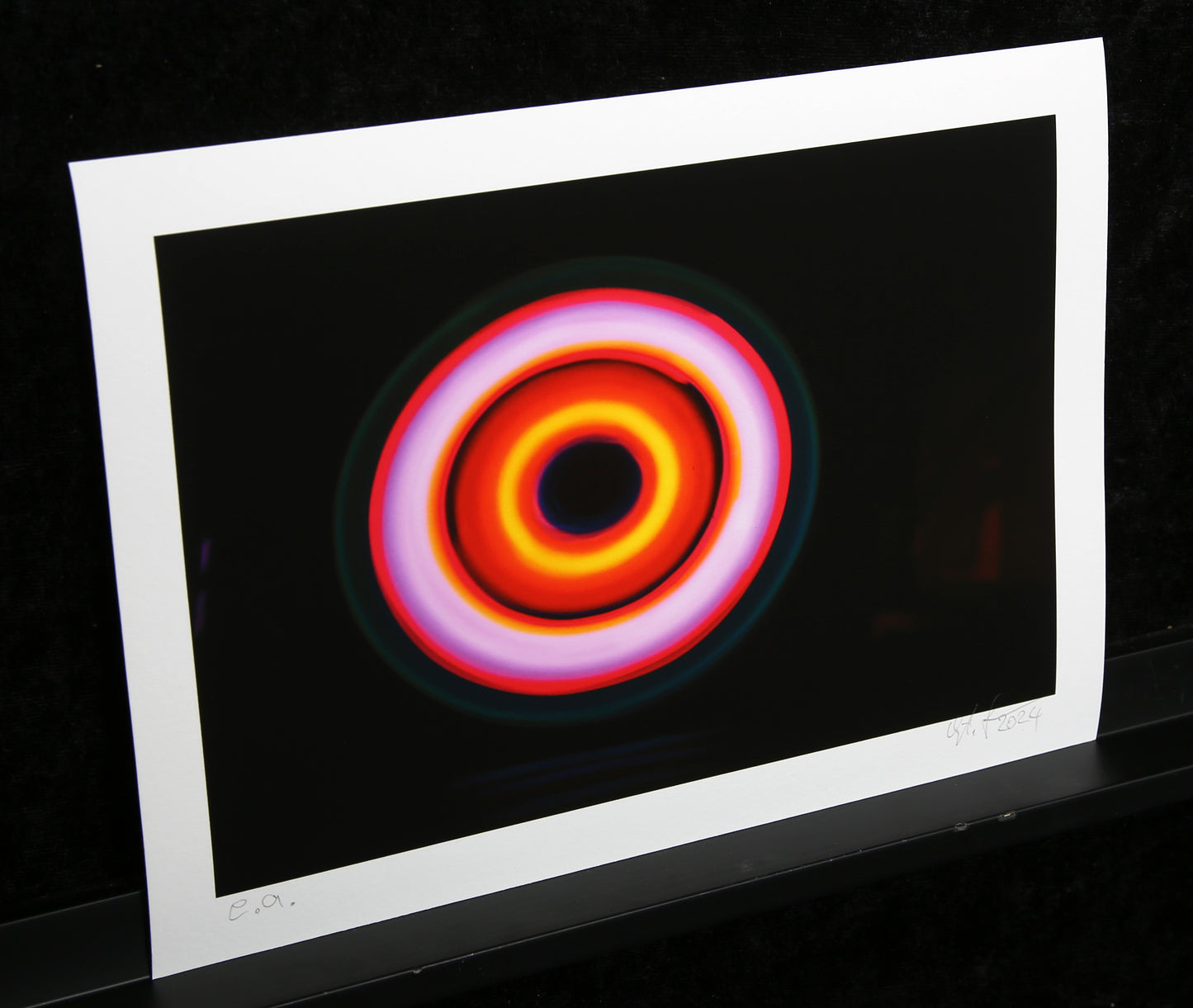 Küthe, Stephan - Lichtkomposition (22) - Foto-Gicleé/Velvet- handsigniert e.a.