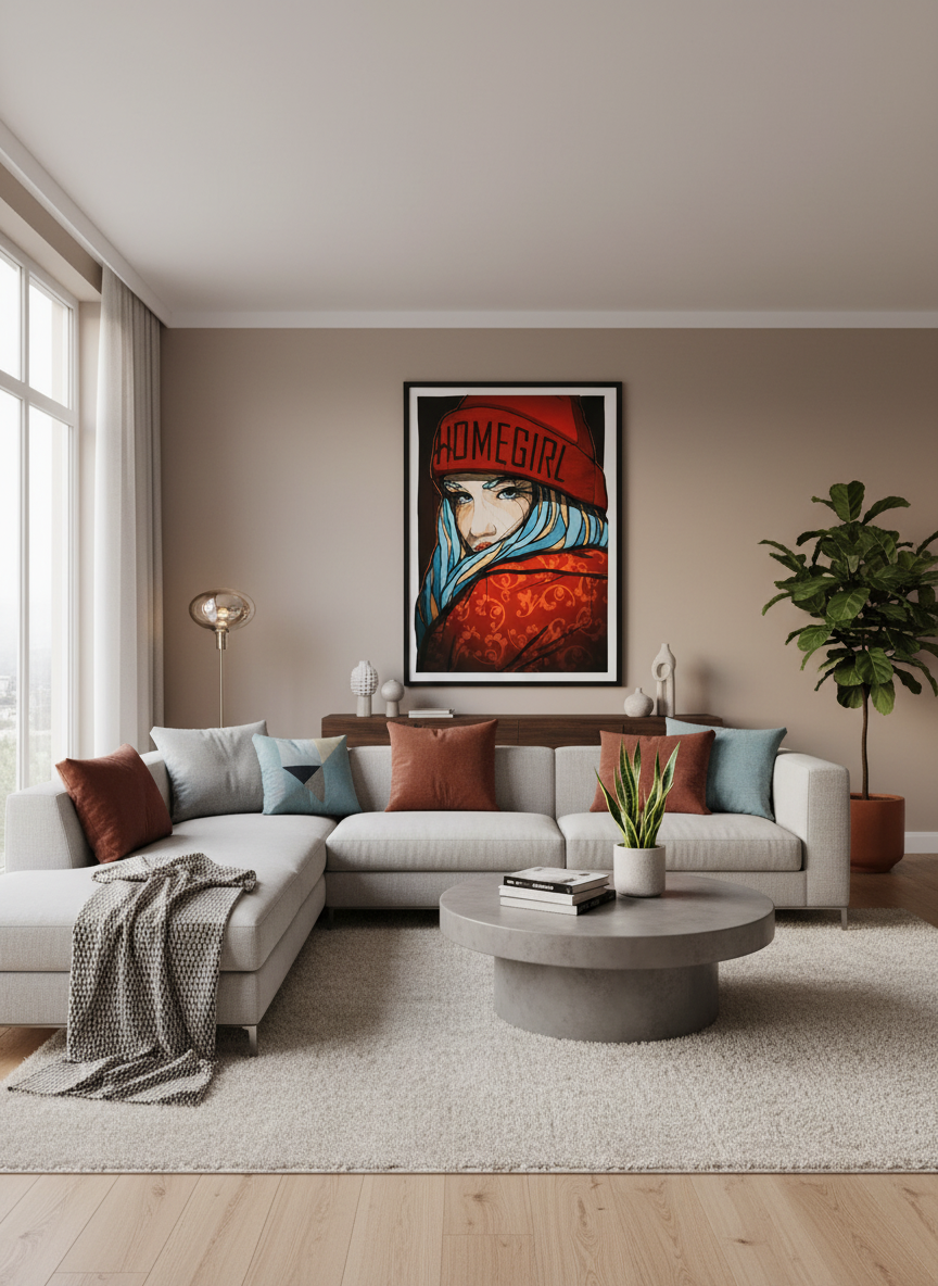 El Bocho - Homegirl - 2019 - Giclée - signé à la main