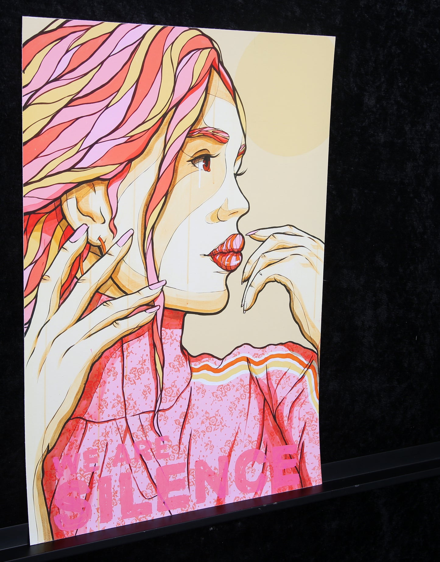 El Bocho - We are silence - 2021 - Giclee - handsigniert