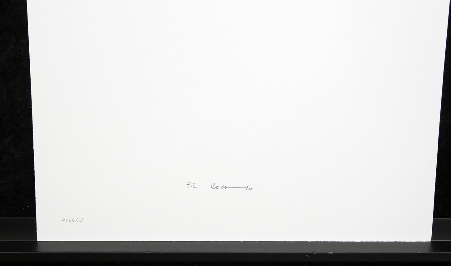 El Bocho - We are silence - 2021 - Giclee - handsigniert
