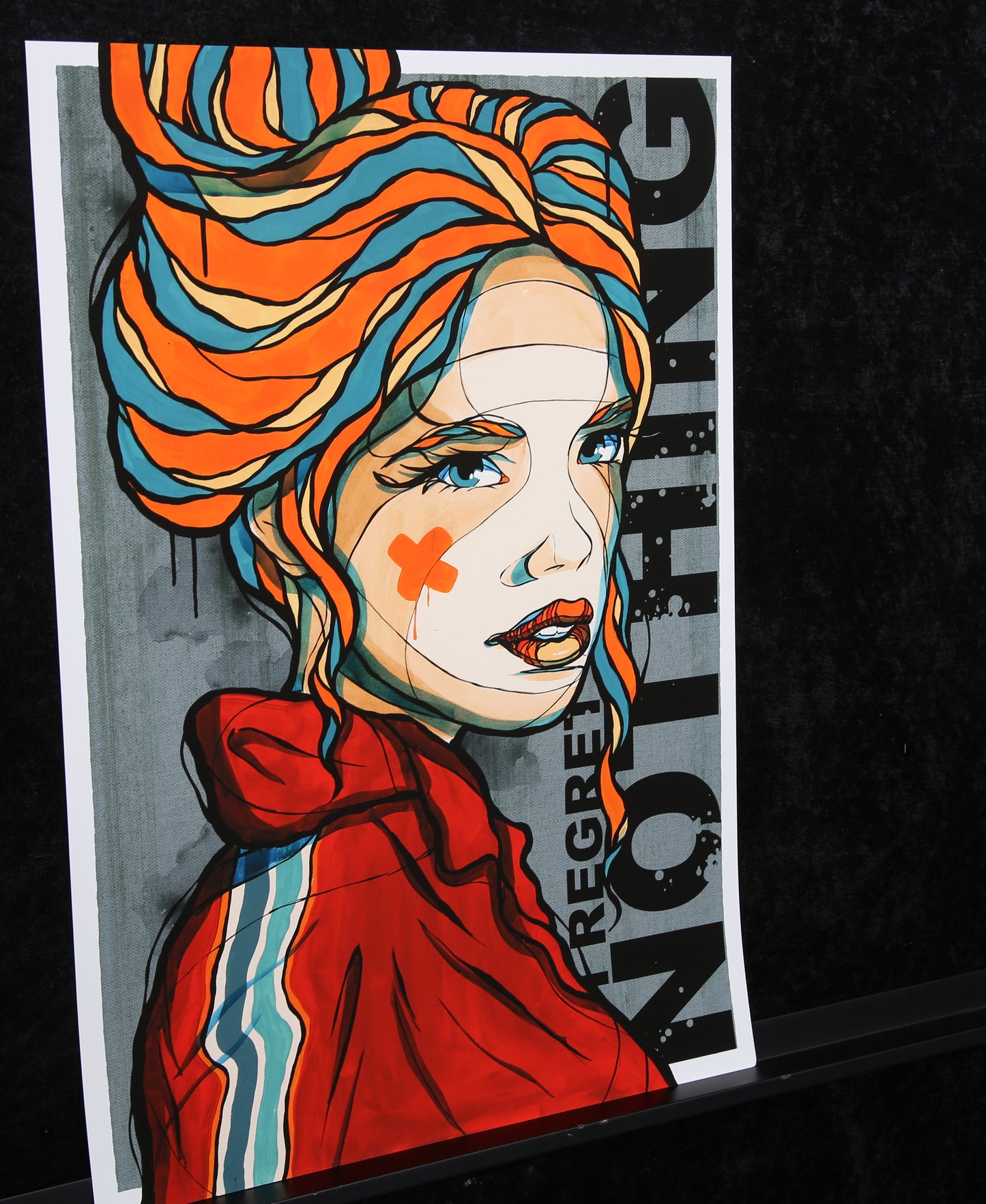 El Bocho - Regret nothing - 2019 - Giclee - handsigniert