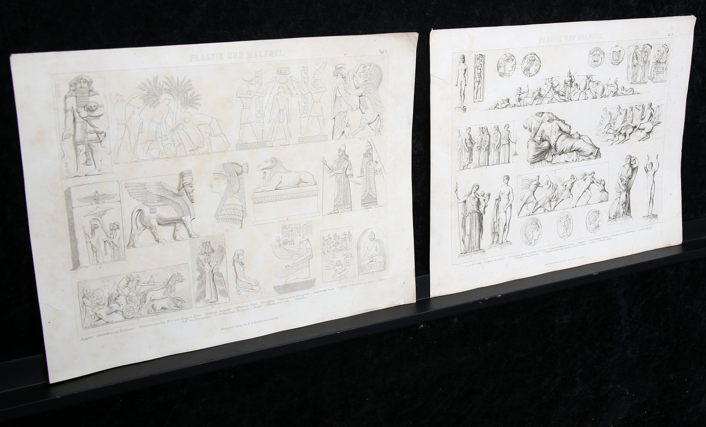 F.A. Brockhaus Verlag - Bilder Atlas - Thema Pastik und Malerei - 28 Drucke