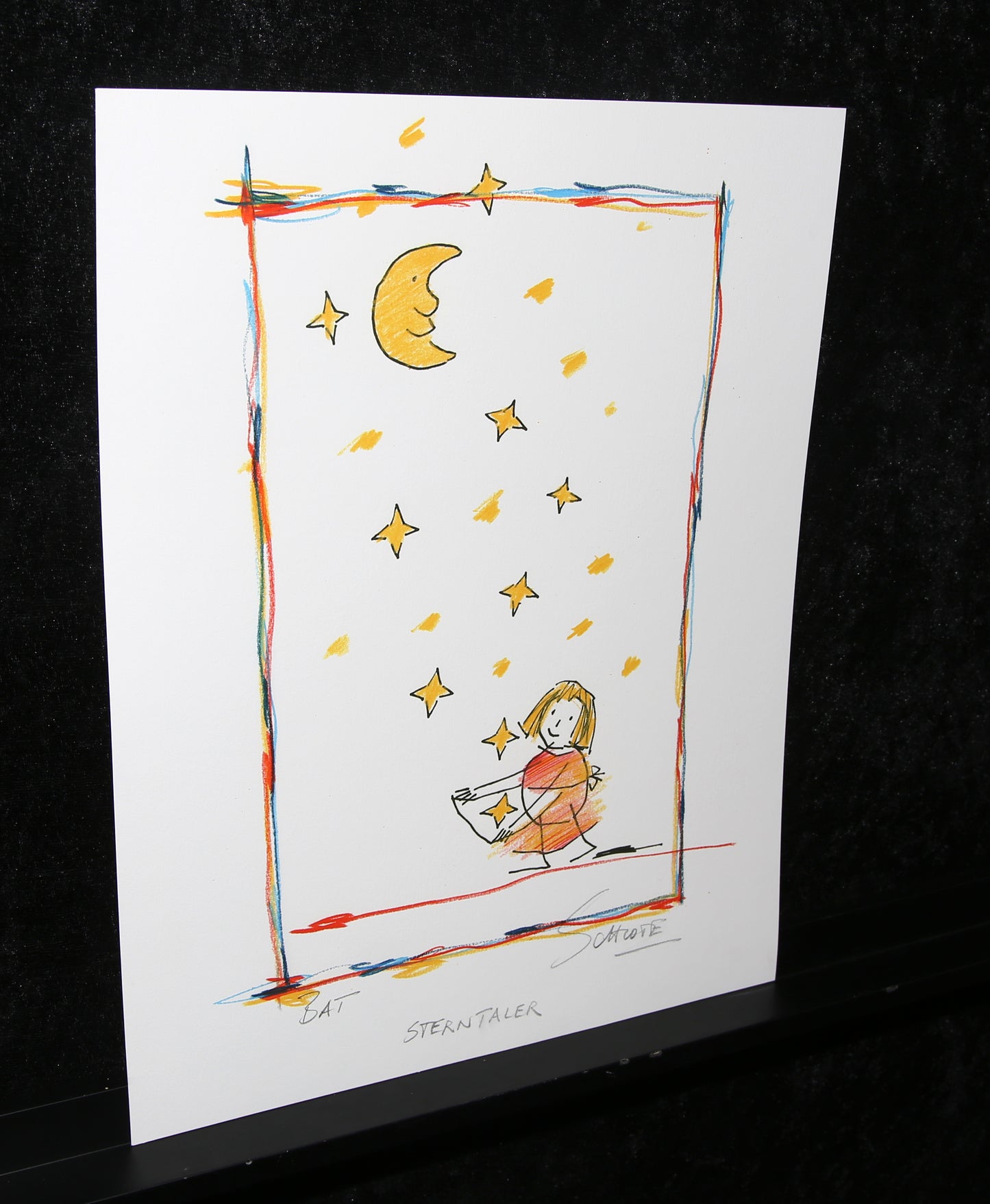 Schlote, Wilhelm - My Stars/Star Money- Giclee - signé à la main
