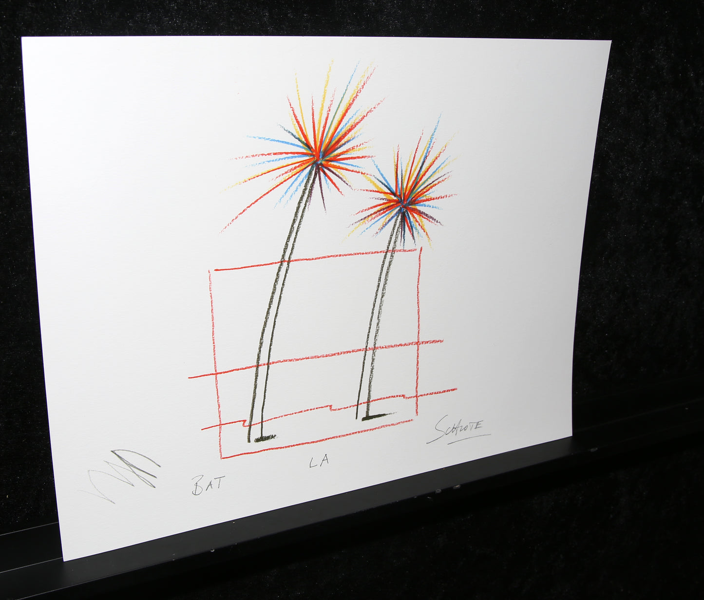 Schlote, Wilhelm - LA - Giclée - signé à la main