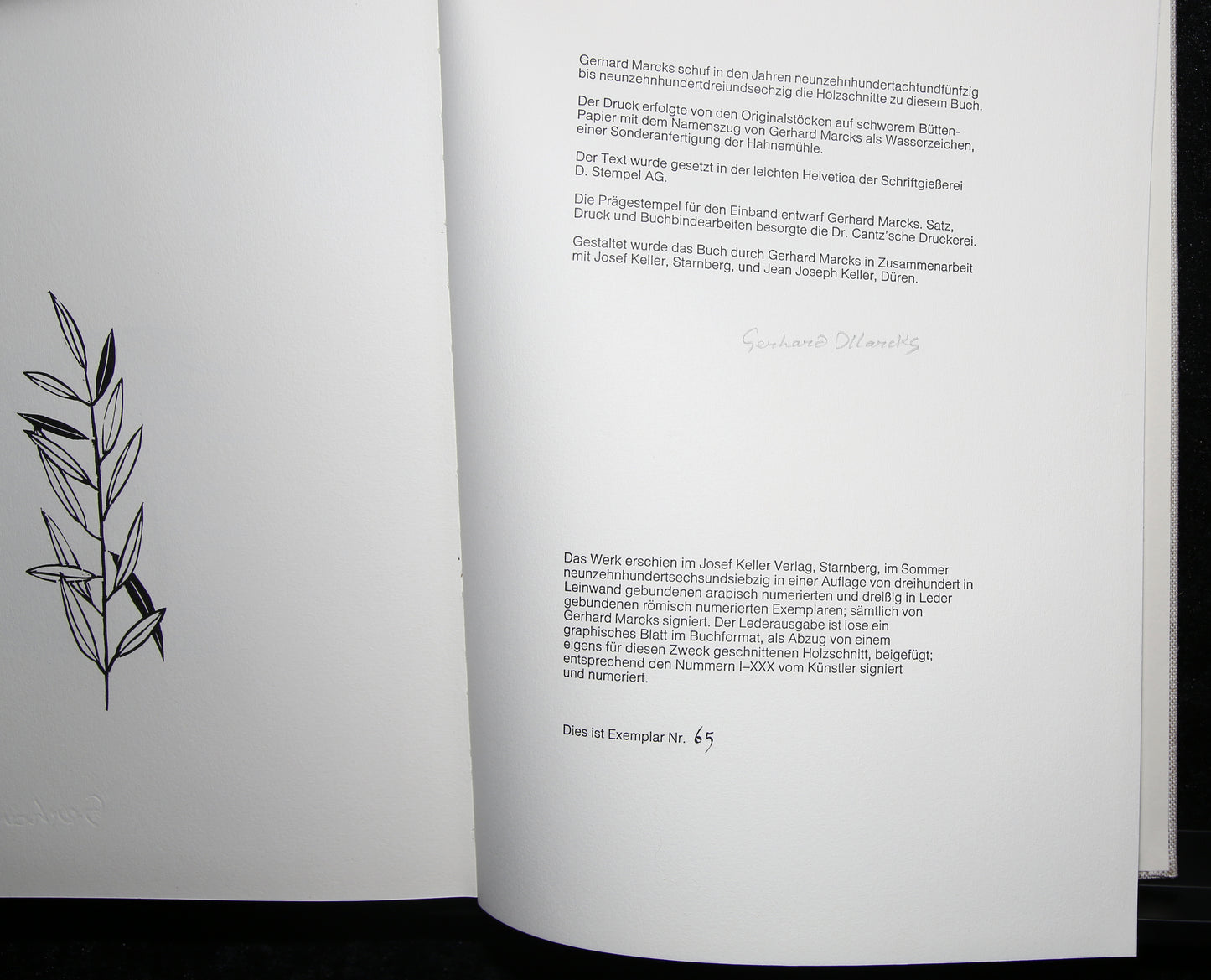 Marcks, Gerhard - L'Odyssée d'Homère, Le Retour, 1963 - édition de luxe signée à la main