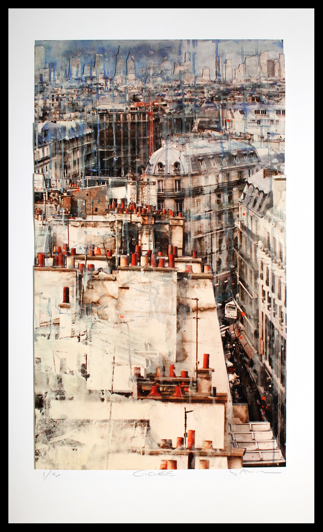 Salzmann, Gottfried - Parijs - 3D-constructie - handgesigneerd