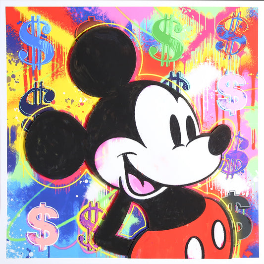 Allen, Ben - Mickey Graffiti - 3D-Konstruktion - handsigniert